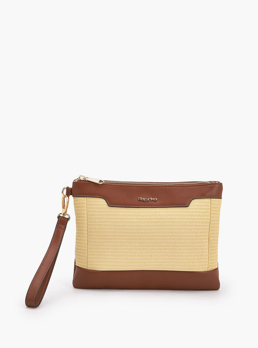 شنطة كلاتش بارزة الملمس بحزام يد قابل للفصل من بابريكا-women-bagsandwallets-handbags-image-1