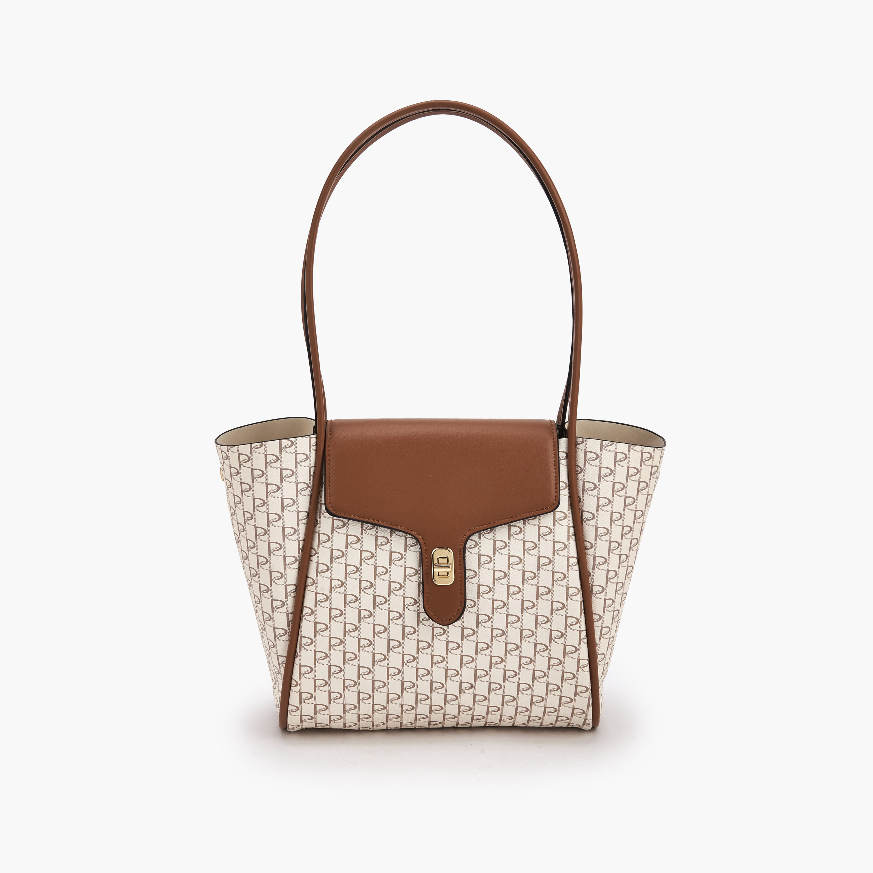 Paprika Monogram Tote Bag with Pouch-women-bagsandwallets-handbags-image-3