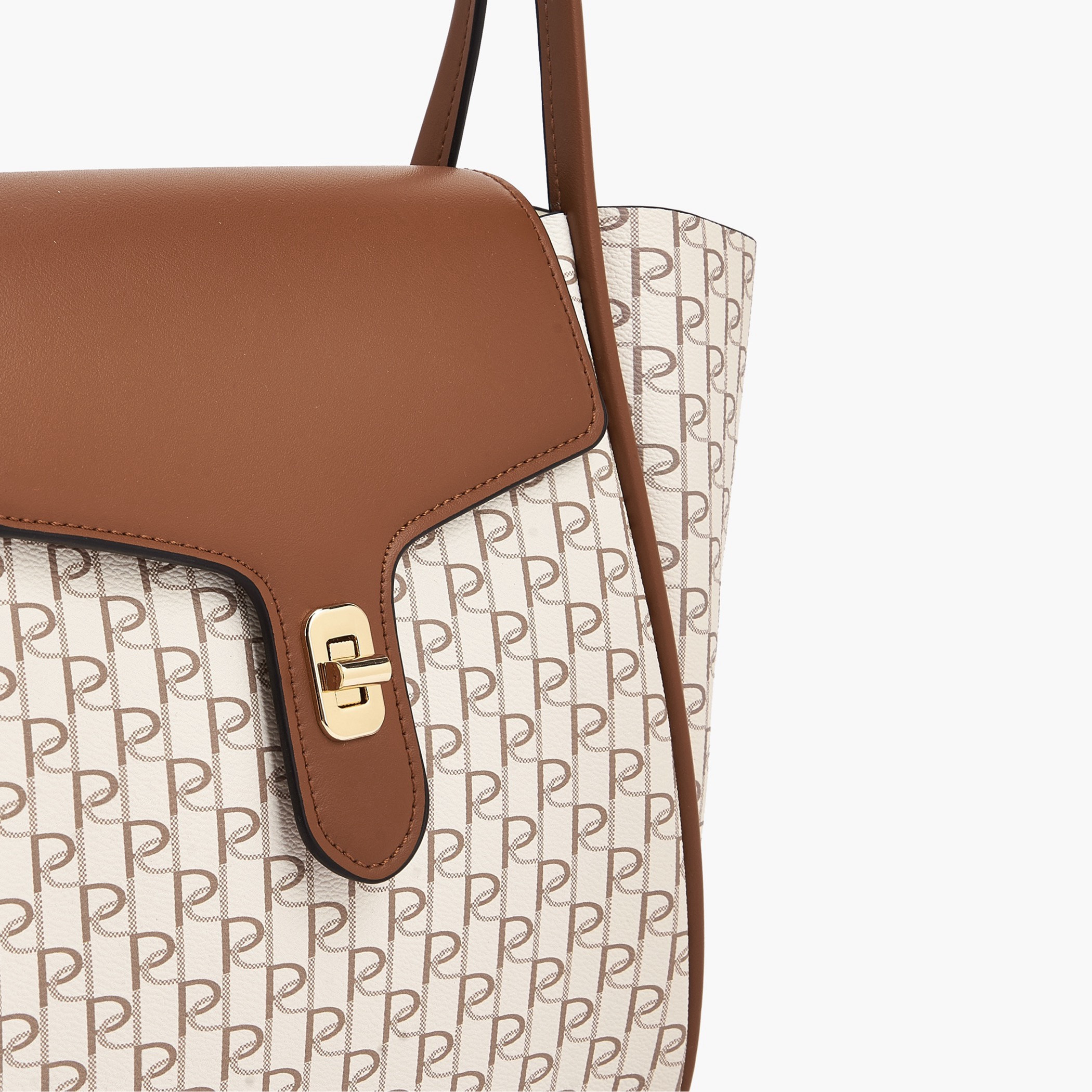 Paprika Monogram Tote Bag with Pouch-women-bagsandwallets-handbags-image-5