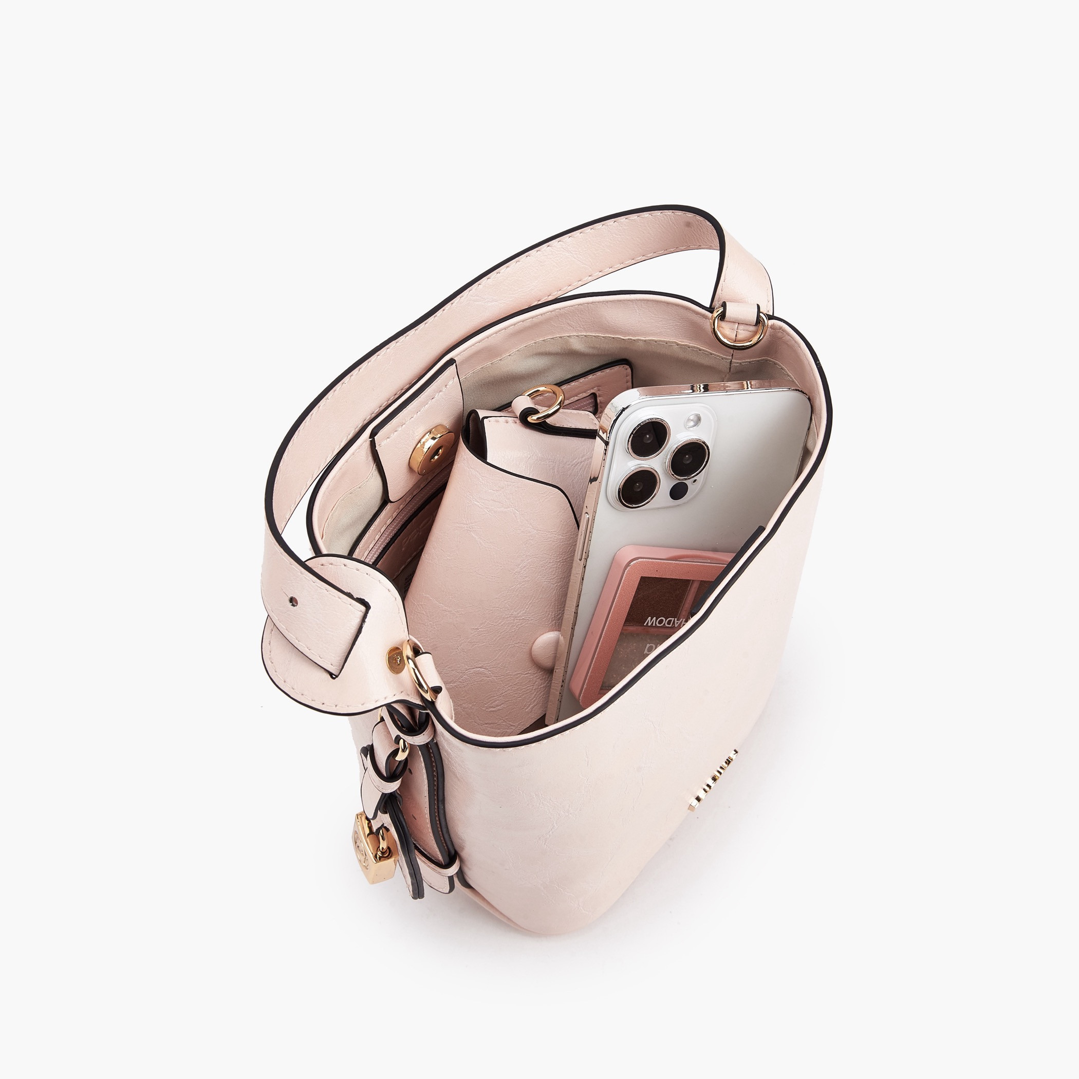 Paprika Solid Bucket Bag and Crossbody Bag-women-bagsandwallets-handbags-image-3