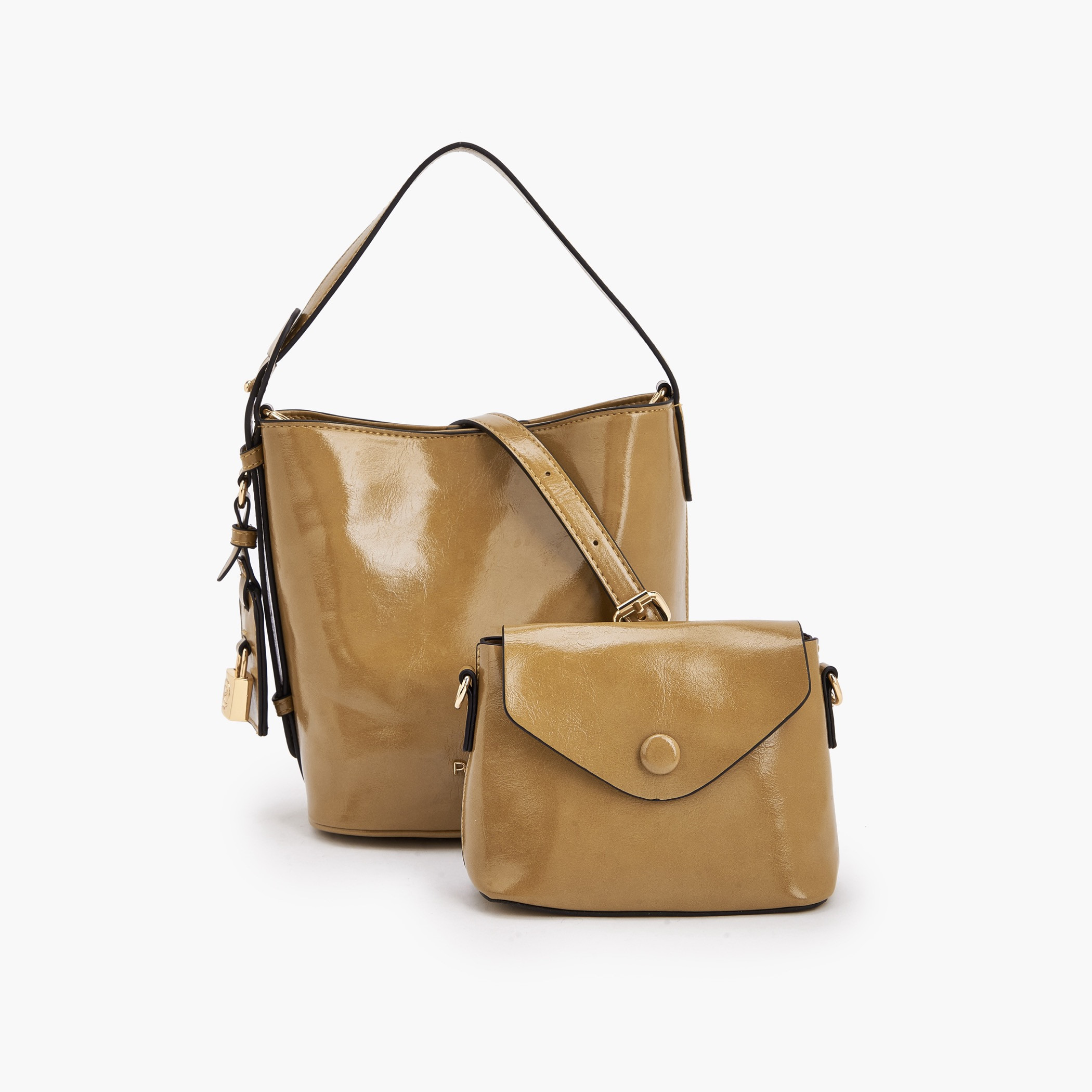 شنطة دلو سادة وشنطة كروس بودي من بابريكا-women-bagsandwallets-handbags-image-1