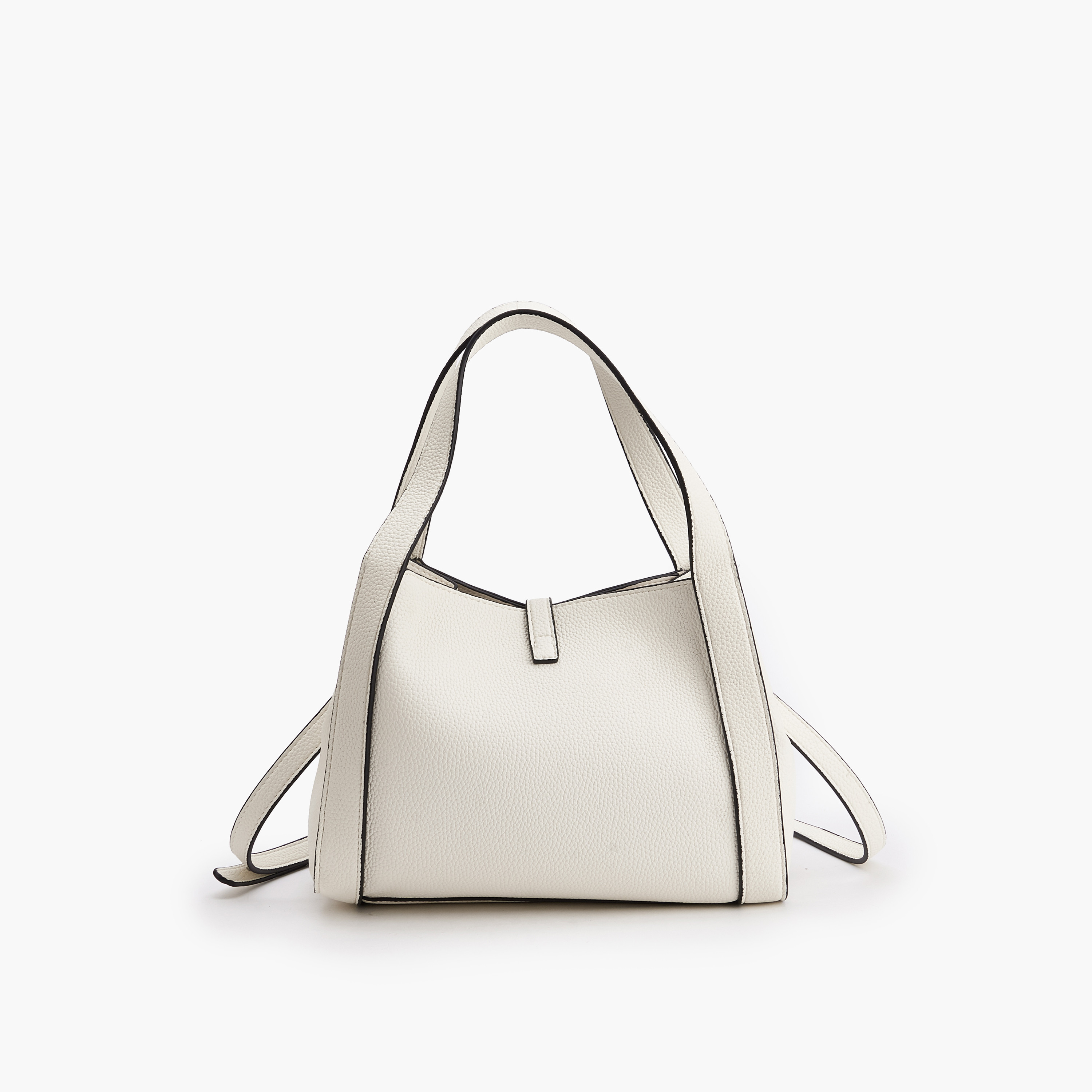 Paprika Textured Shoulder Bag with Detachable Strap-women-bagsandwallets-handbags-image-4