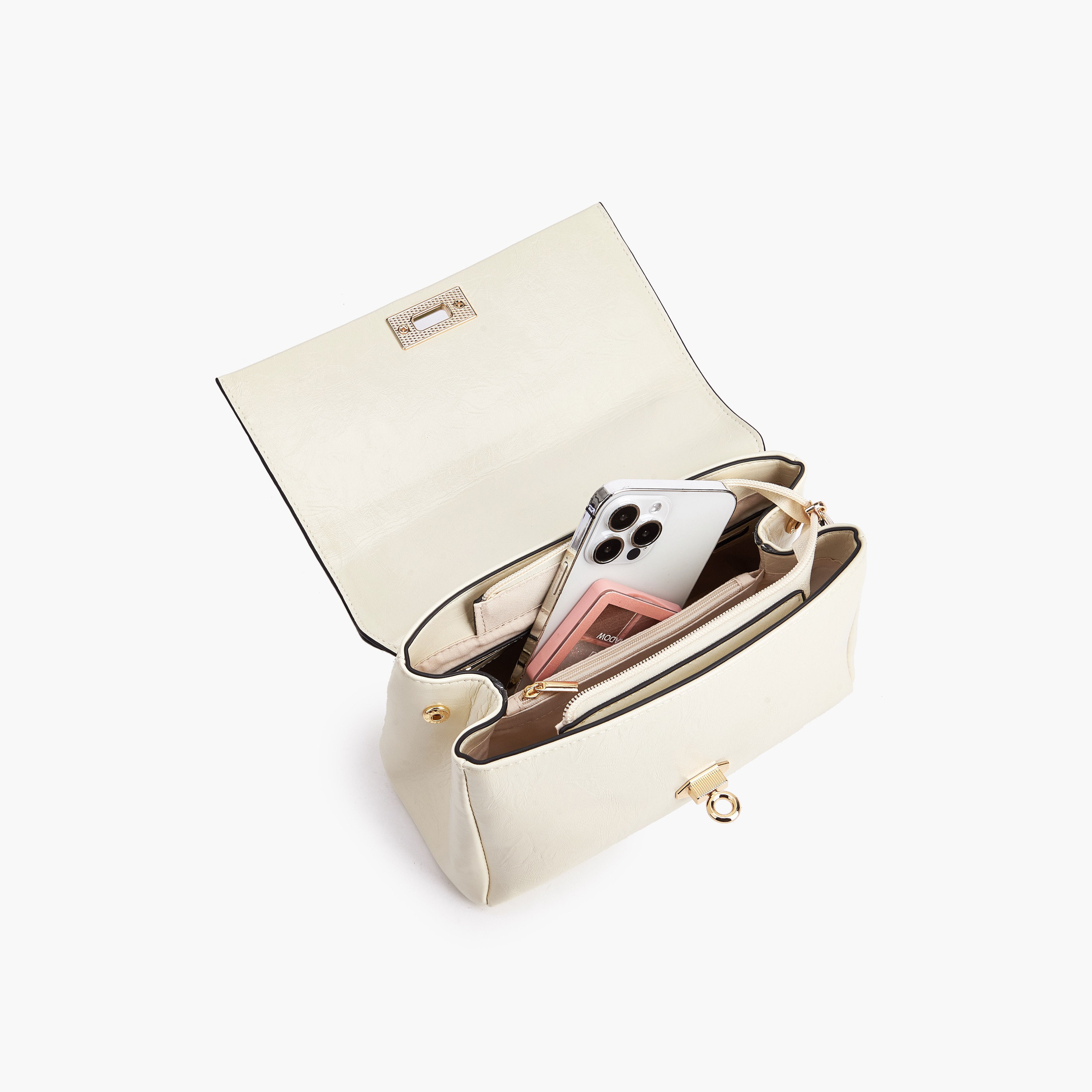 شنطة ساتشيل سادة بحزام قابل للفصل من بابريكا-women-bagsandwallets-handbags-image-7