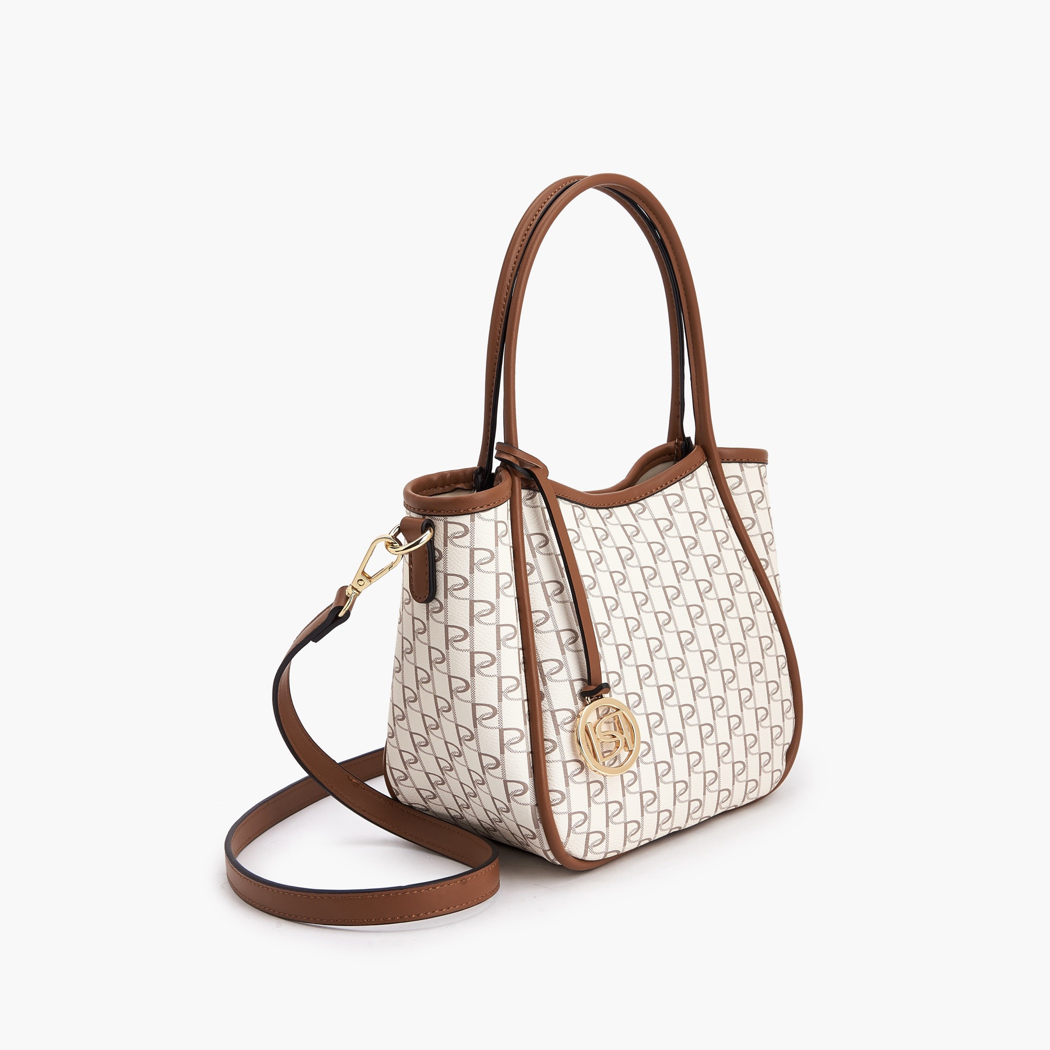 شنطة توتي مونوجرام مع شنطة صغيرة من بابريكا-women-bagsandwallets-handbags-image-4
