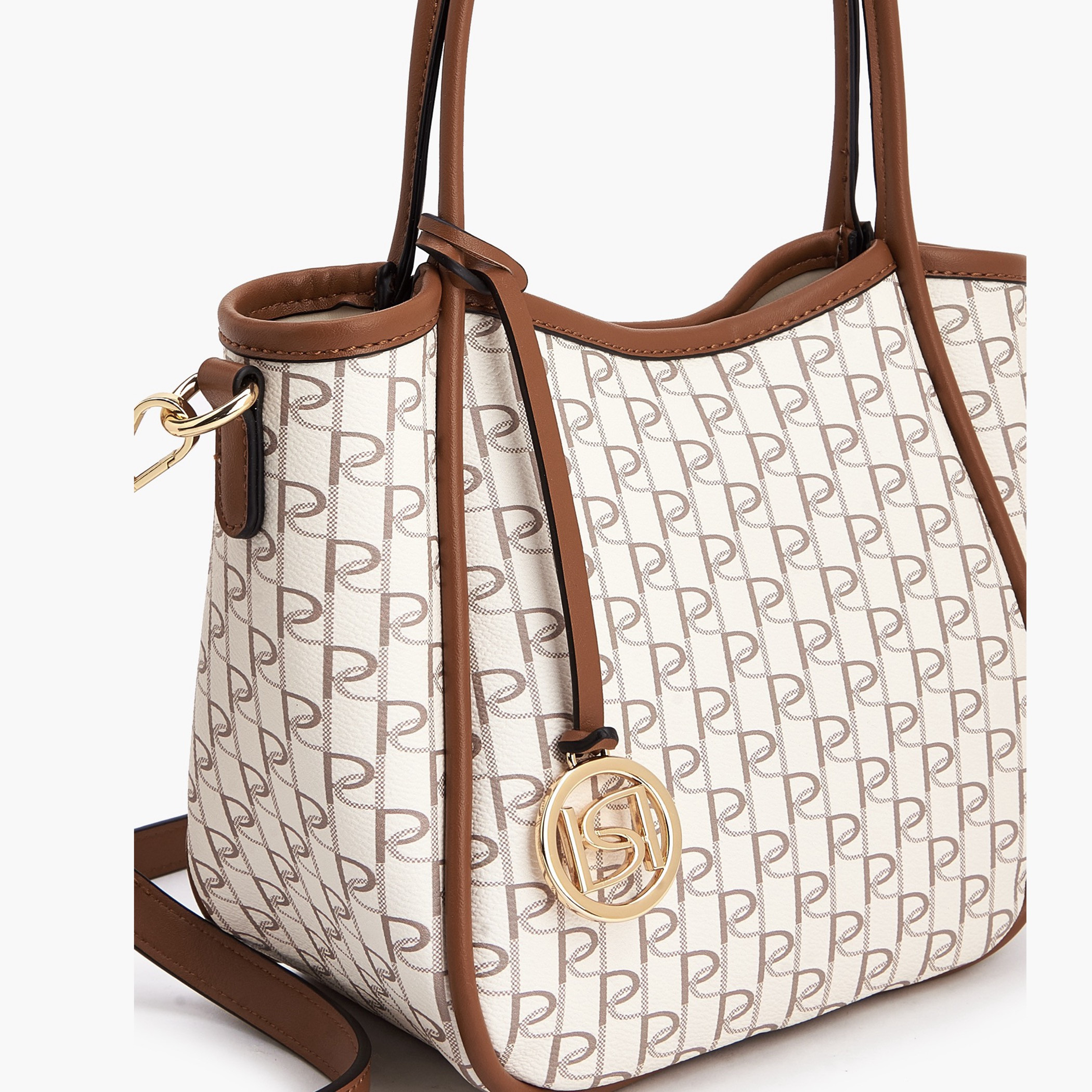 شنطة توتي مونوجرام مع شنطة صغيرة من بابريكا-women-bagsandwallets-handbags-image-5