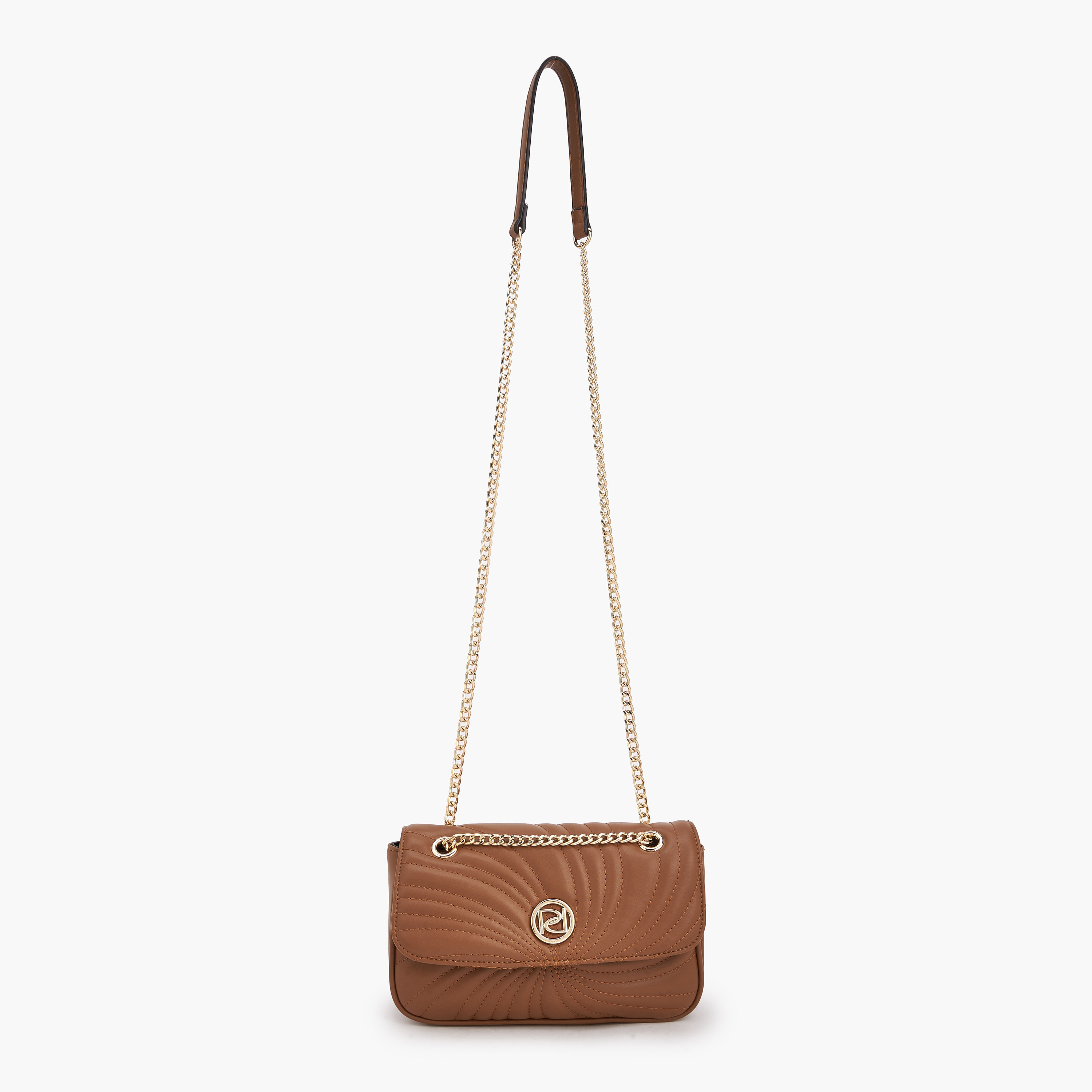 Paprika Quilted Crossbody Bag with Chain Strap-women-bagsandwallets-handbags-image-3