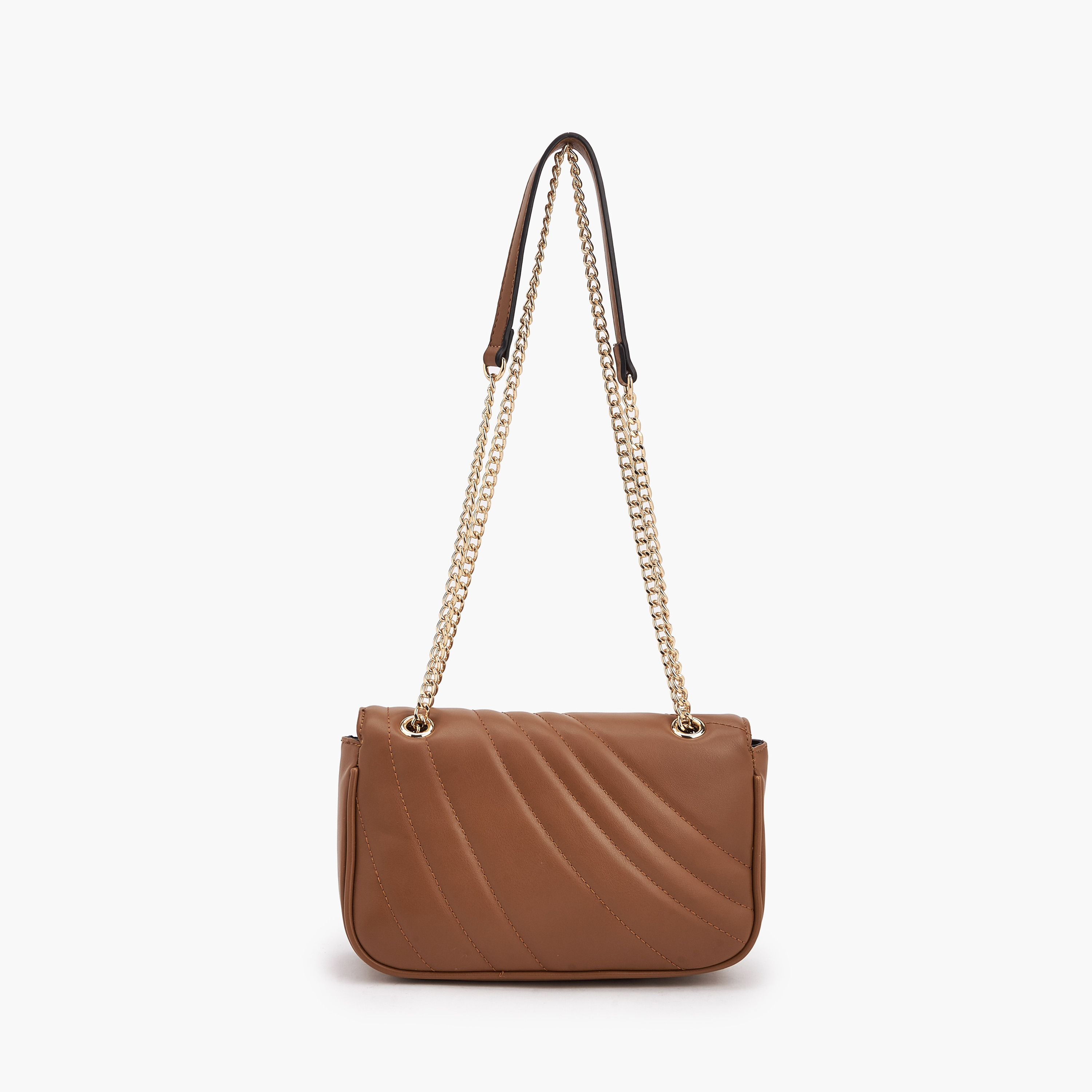 Paprika Quilted Crossbody Bag with Chain Strap-women-bagsandwallets-handbags-image-6