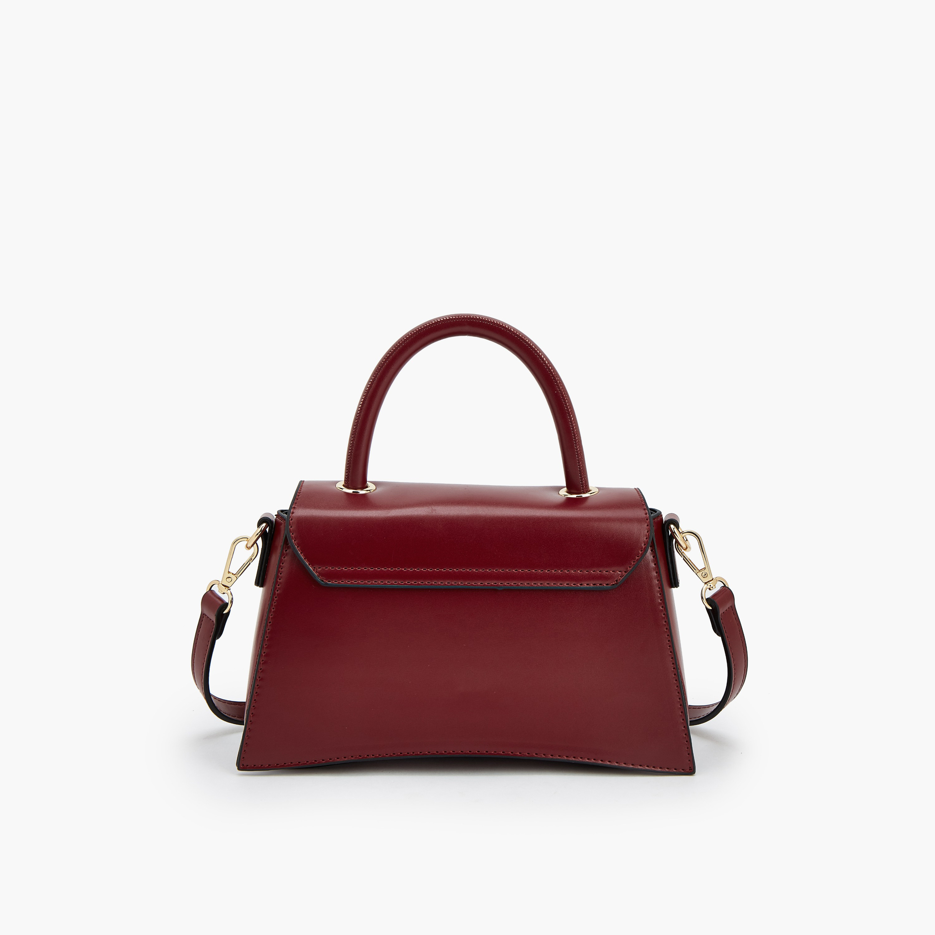 Paprika Solid Satchel Bag with Detachable Strap-women-bagsandwallets-handbags-image-5
