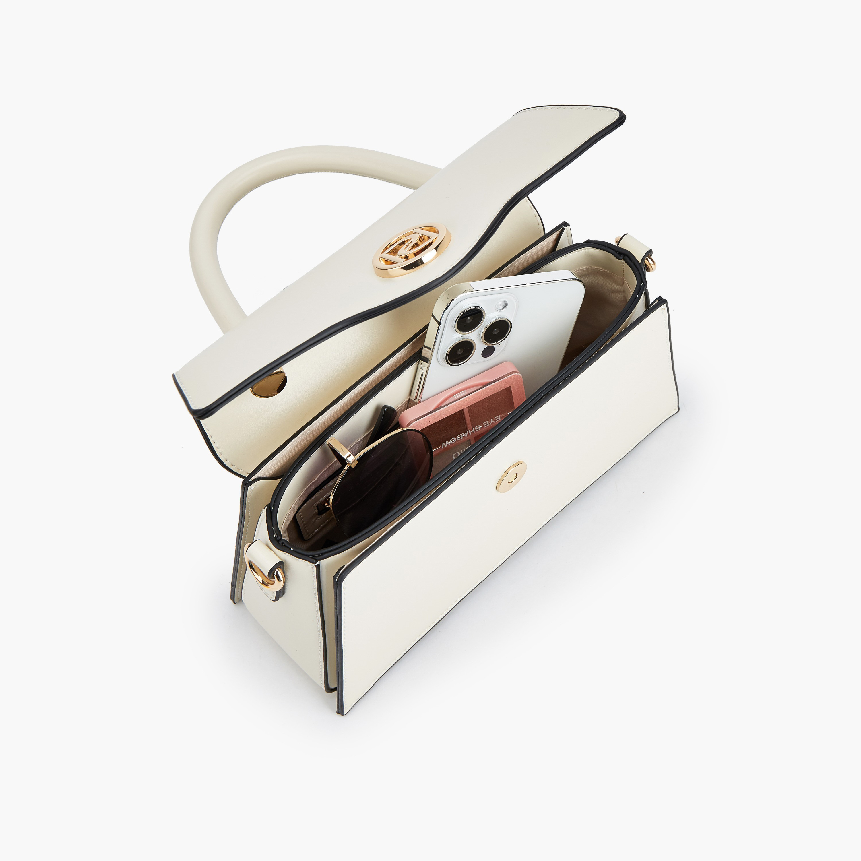 شنطة ساتشيل سادة بحزام قابل للفصل من بابريكا-women-bagsandwallets-handbags-image-7