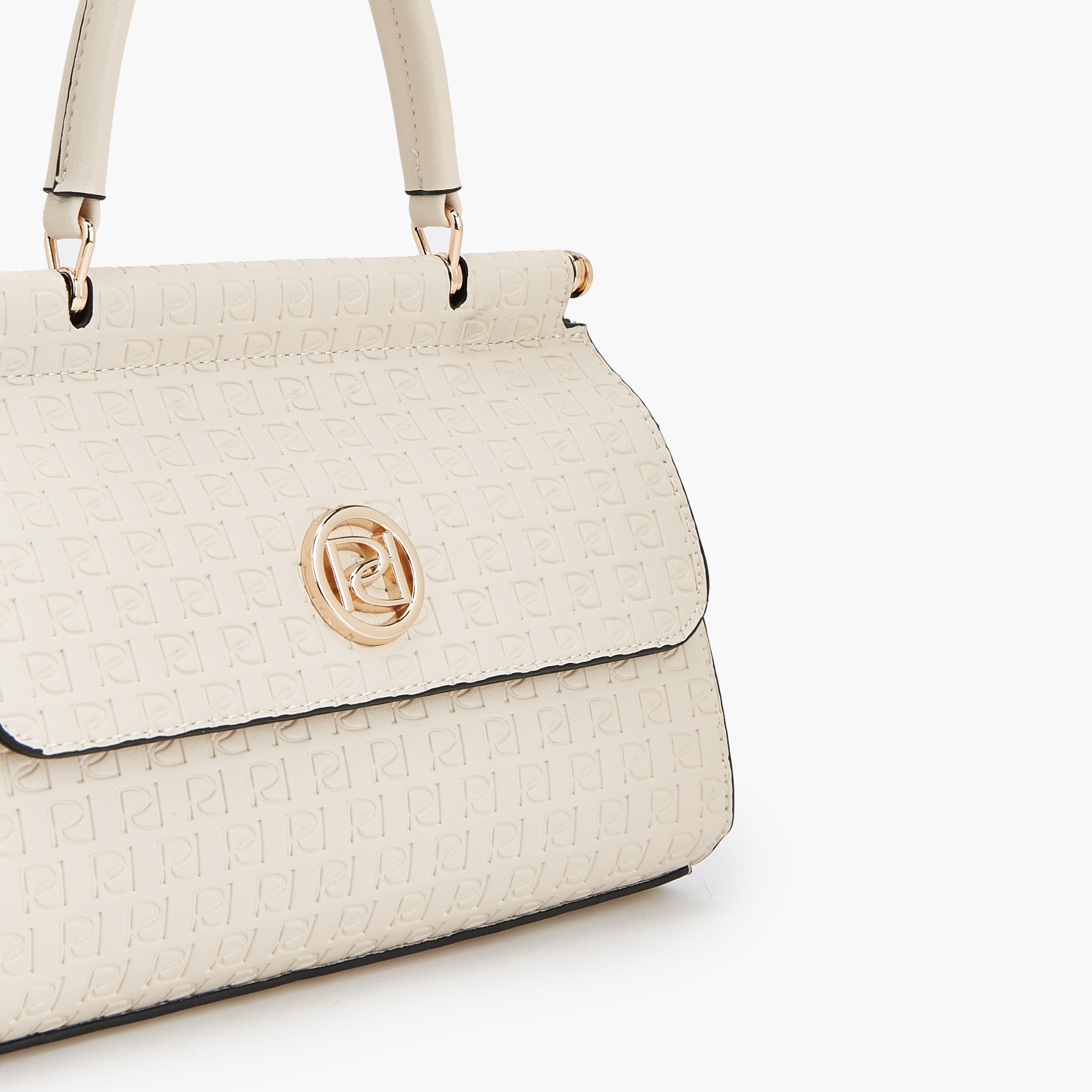 شنطة ساتشل بنقوش مونوجرام وحزام قابل للفصل من بابريكا-women-bagsandwallets-handbags-image-4
