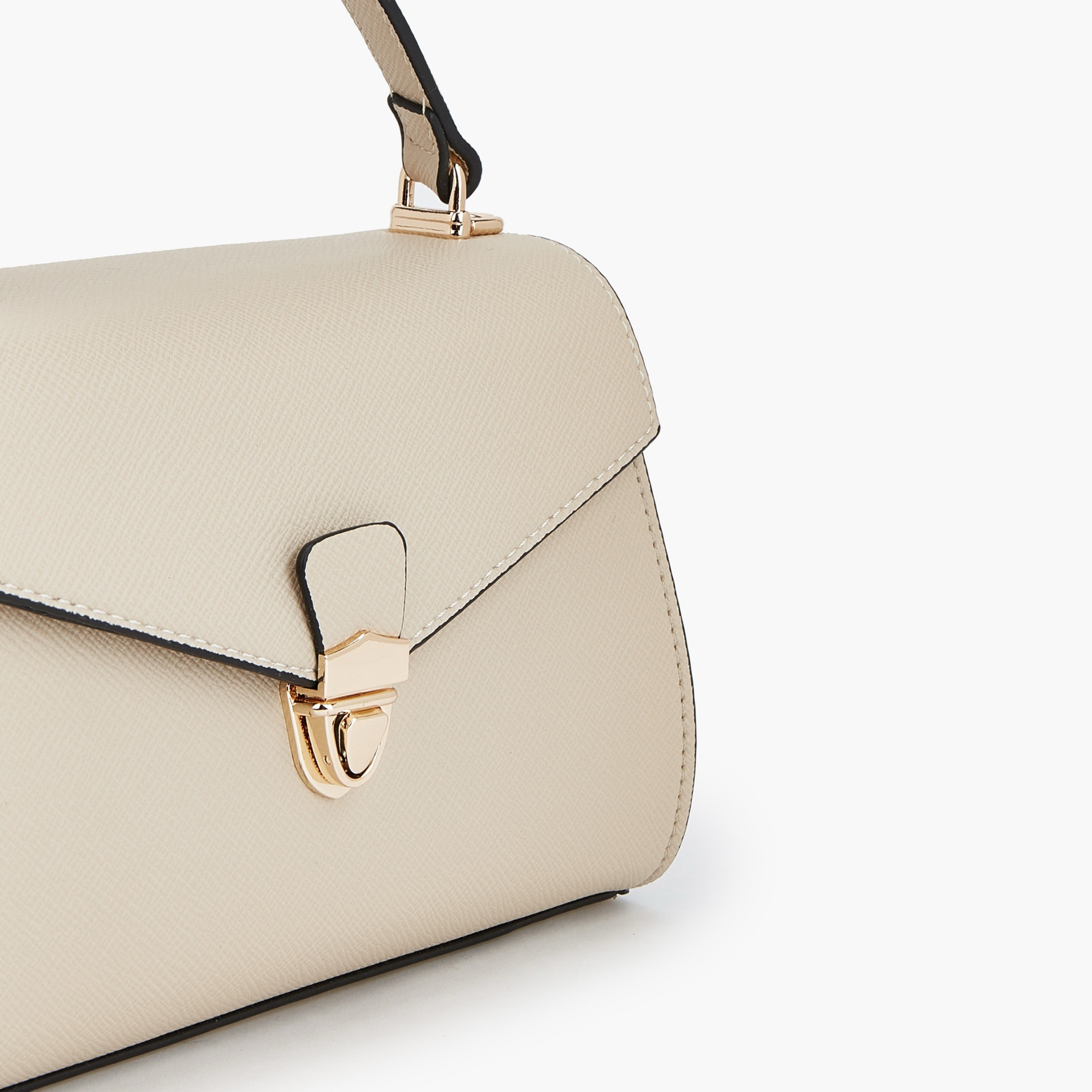 Paprika Textured Satchel Bag with Detachable Strap-women-bagsandwallets-handbags-image-4
