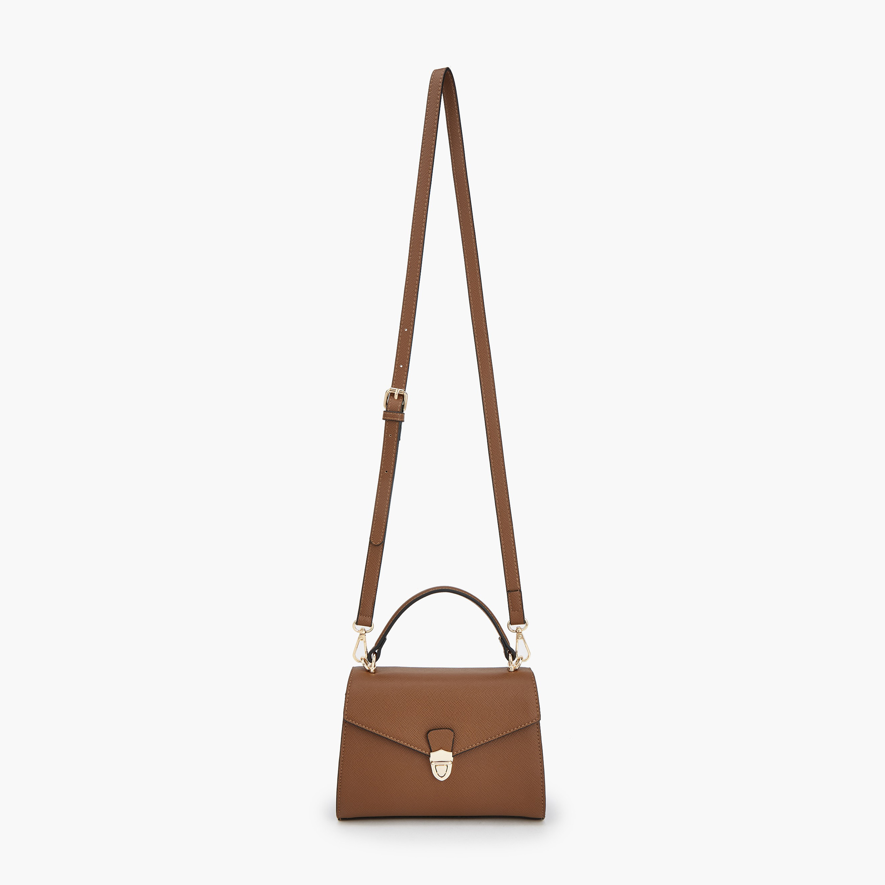 شنطة ساتشل بارزة الملمس بحزام قابل للفصل من بابريكا-women-bagsandwallets-handbags-image-2