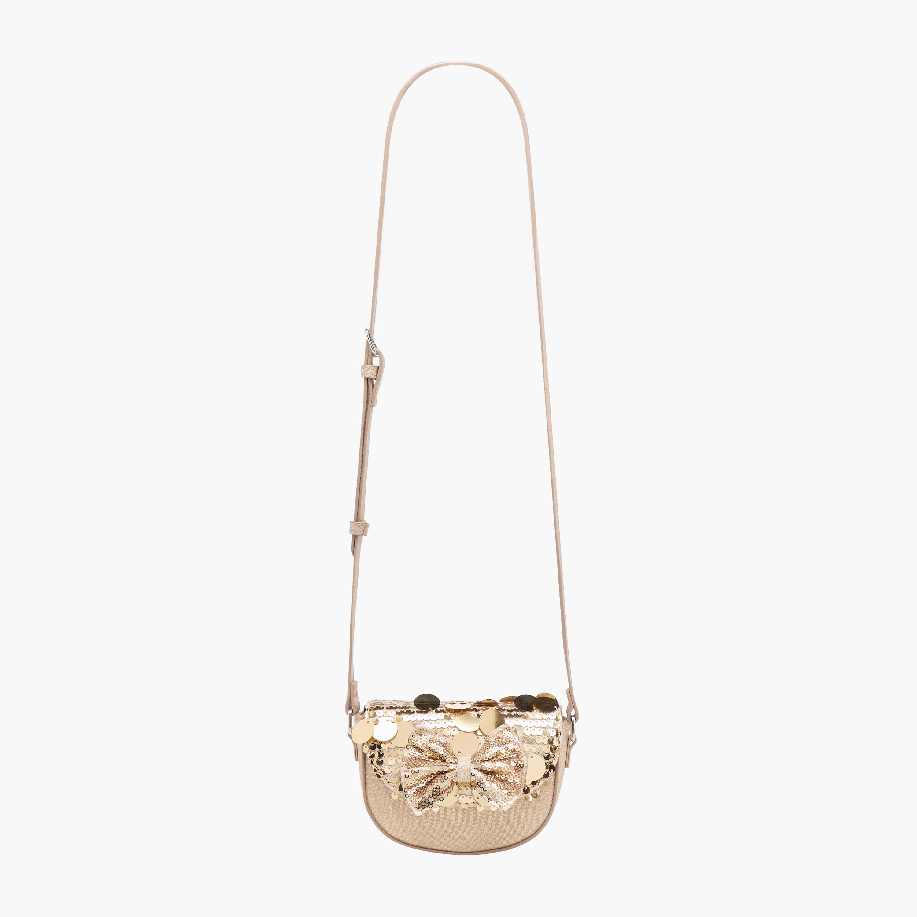 Disney Minnie Mouse Bow Embellished Crossbody Bag with Flap Closure-girls-accessories-bags-image-3