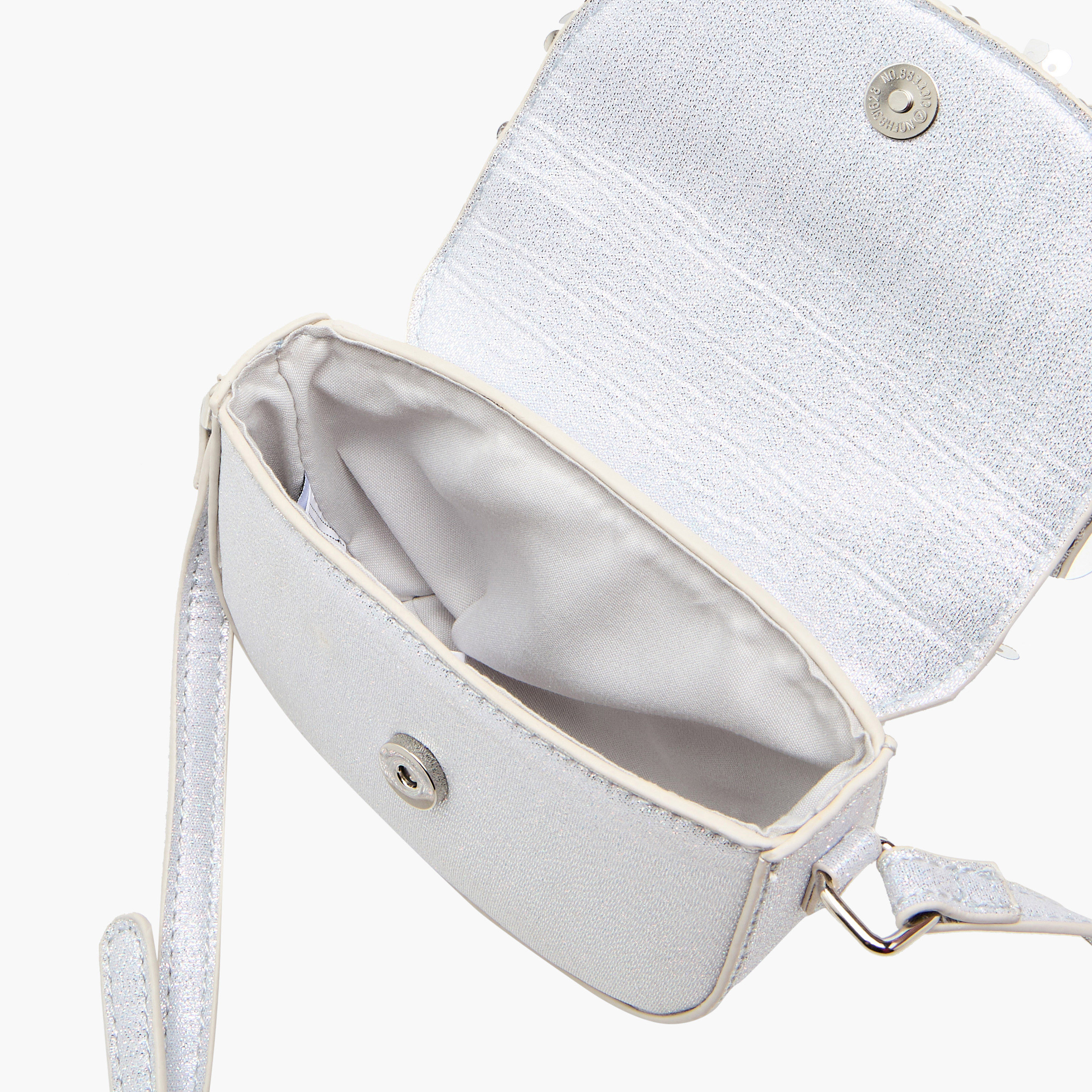 Disney Minnie Mouse Bow Embellished Crossbody Bag with Flap Closure-girls-accessories-bags-image-7