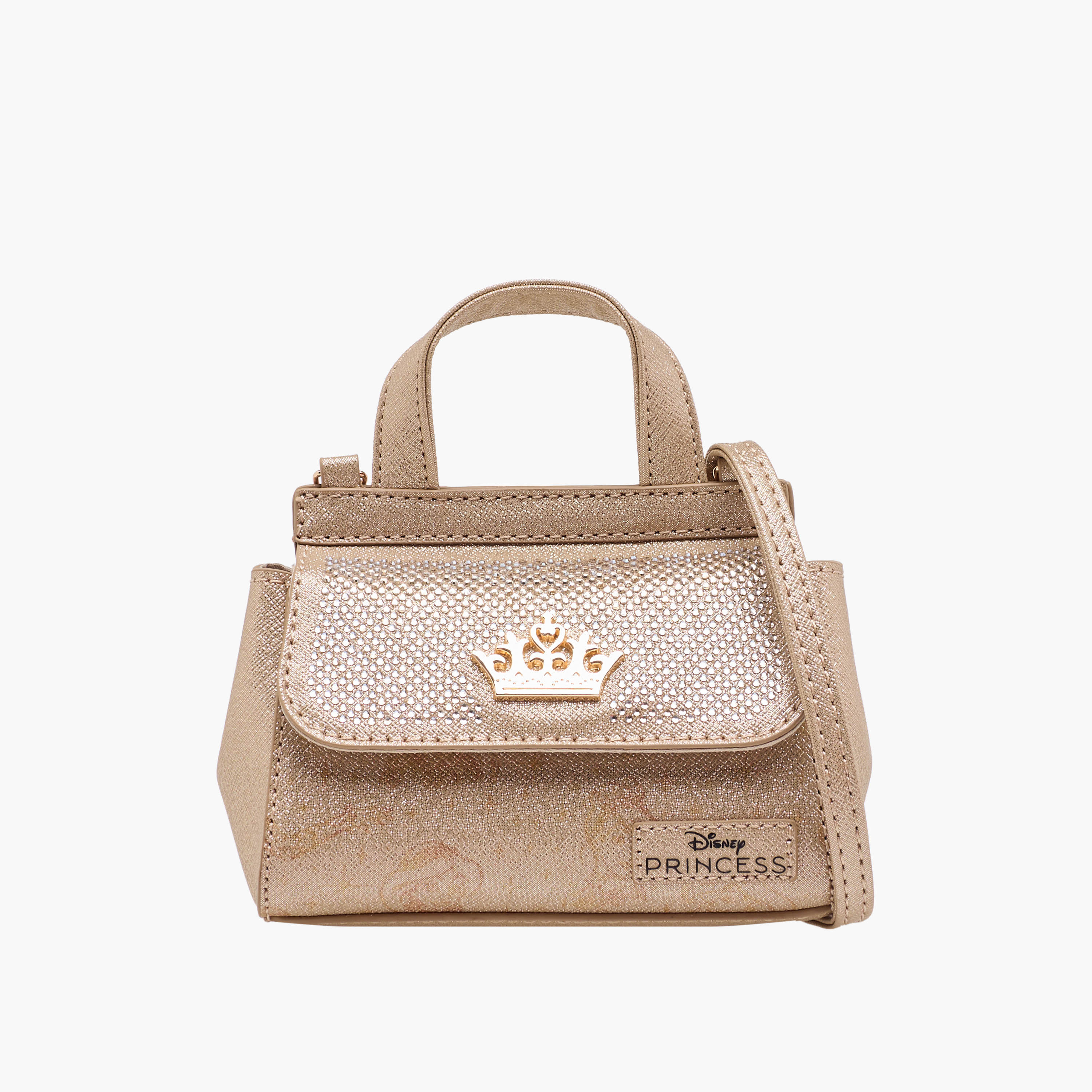 Disney Embellished Crossbody Bag with Flap Closure-girls-accessories-bags-image-1