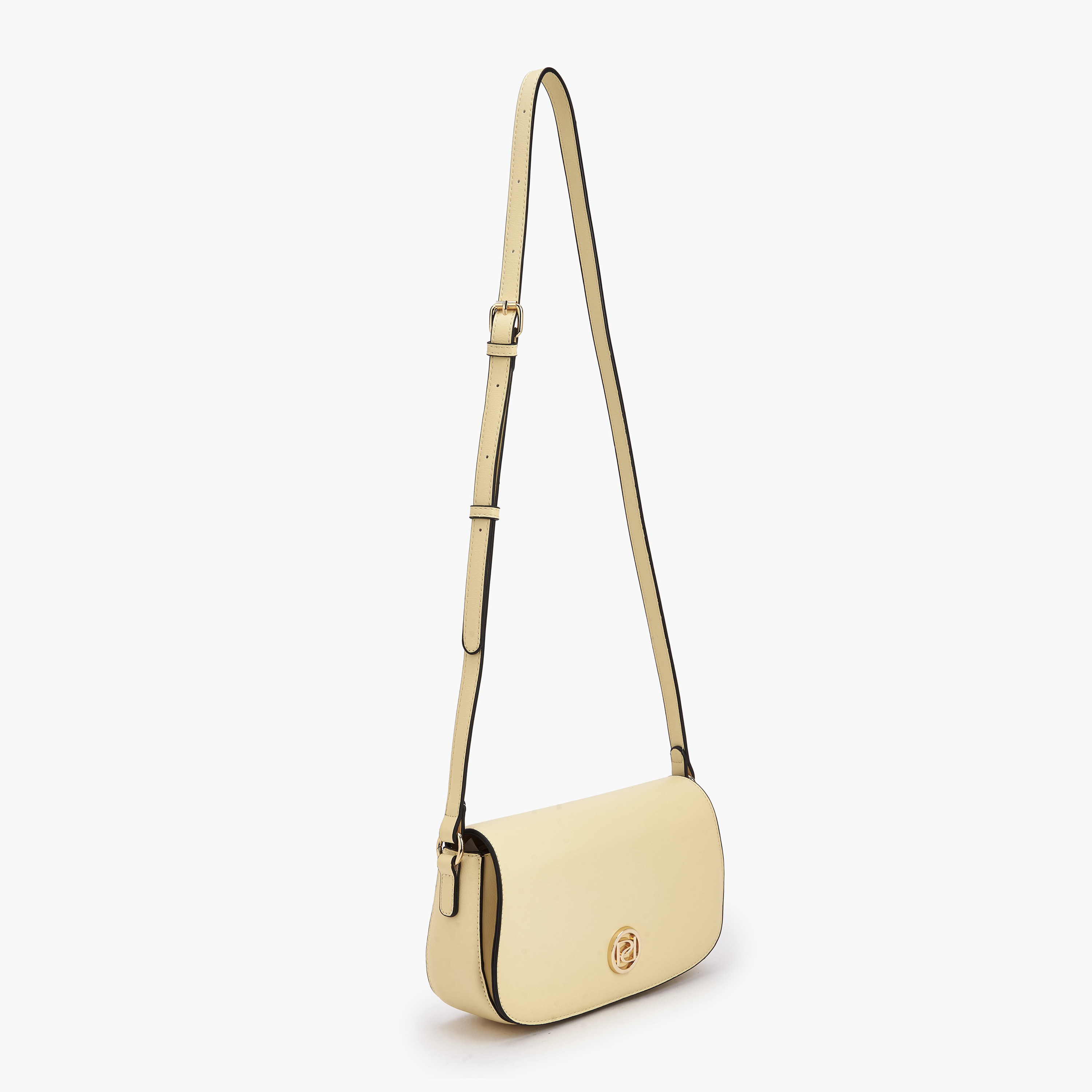 شنطة كتف سادة بحزام قابل للتعديل من بابريكا-women-bagsandwallets-handbags-image-3