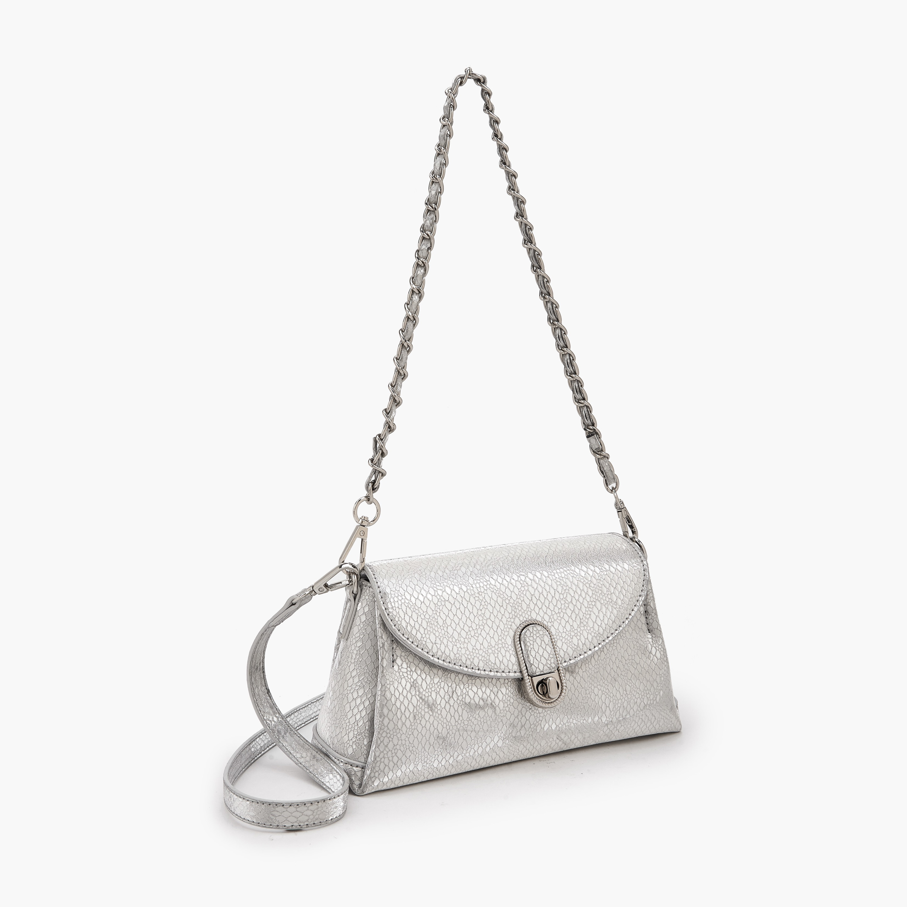 شنطة كروس بودي بارزة الملمس ميتاليك بقفل إغلاق ملتوي من بابريكا-women-bagsandwallets-handbags-image-7