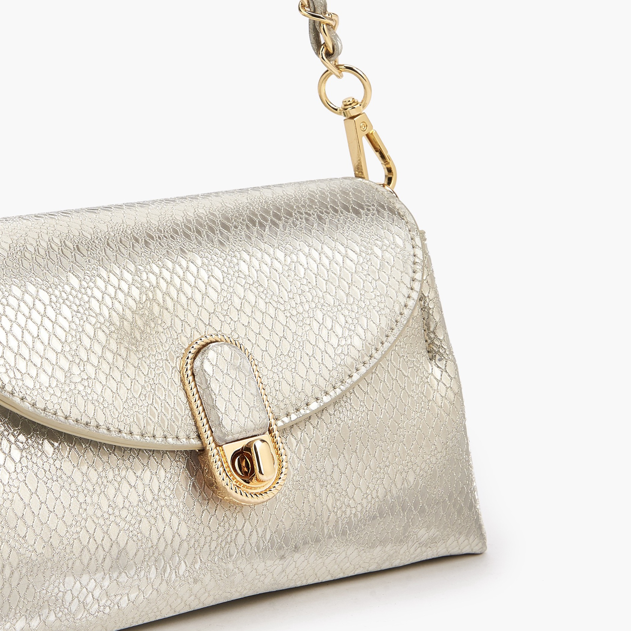 Paprika Metallic Textured Crossbody Bag with Twist Lock Closure-women-bagsandwallets-handbags-image-5