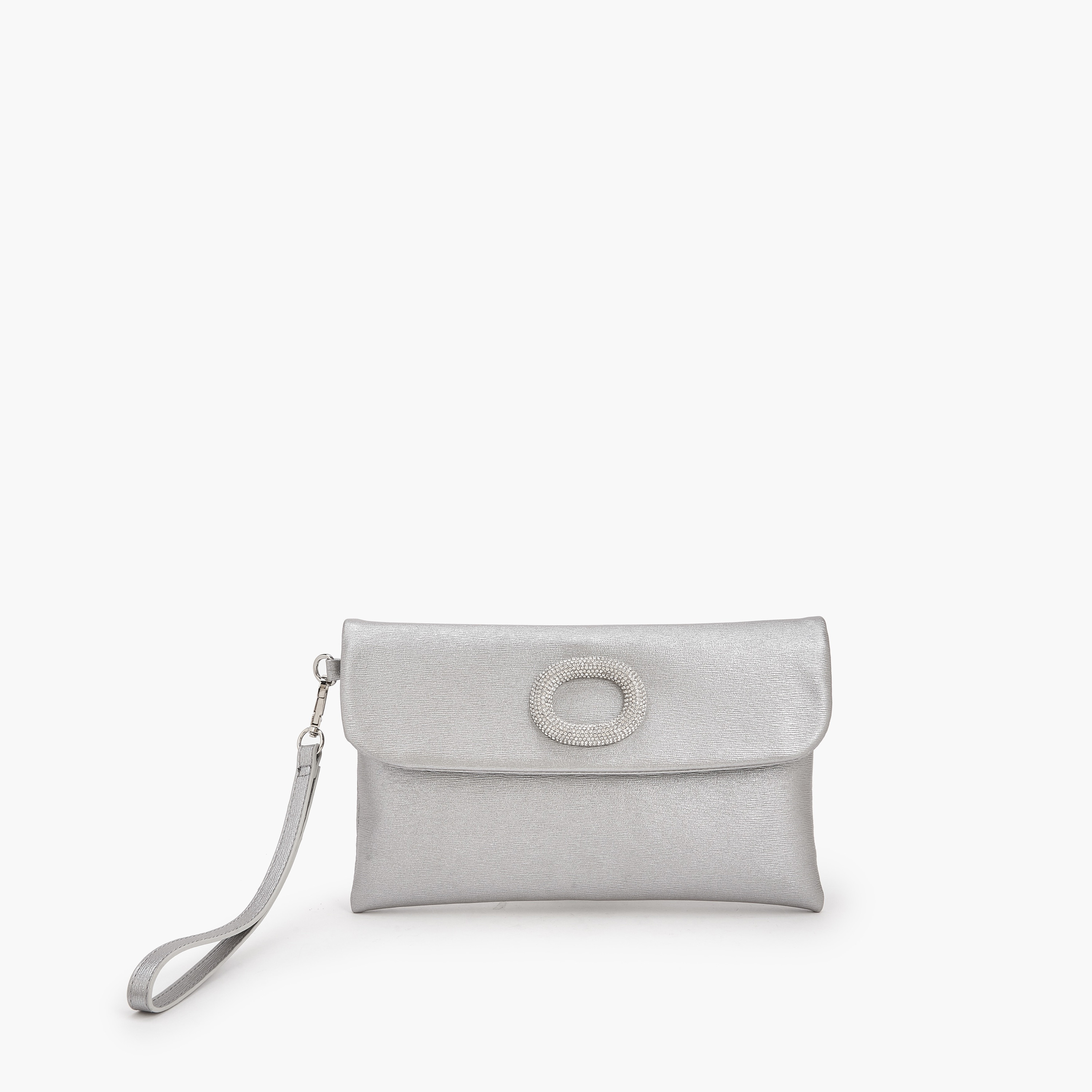 Paprika Textured Clutch with Detachable Wristlet Strap-women-bagsandwallets-handbags-image-1