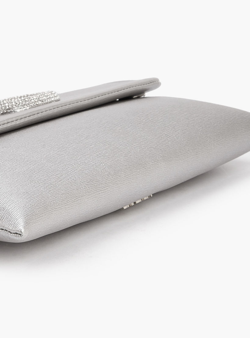 Paprika Textured Clutch with Detachable Wristlet Strap-women-bagsandwallets-handbags-image-7