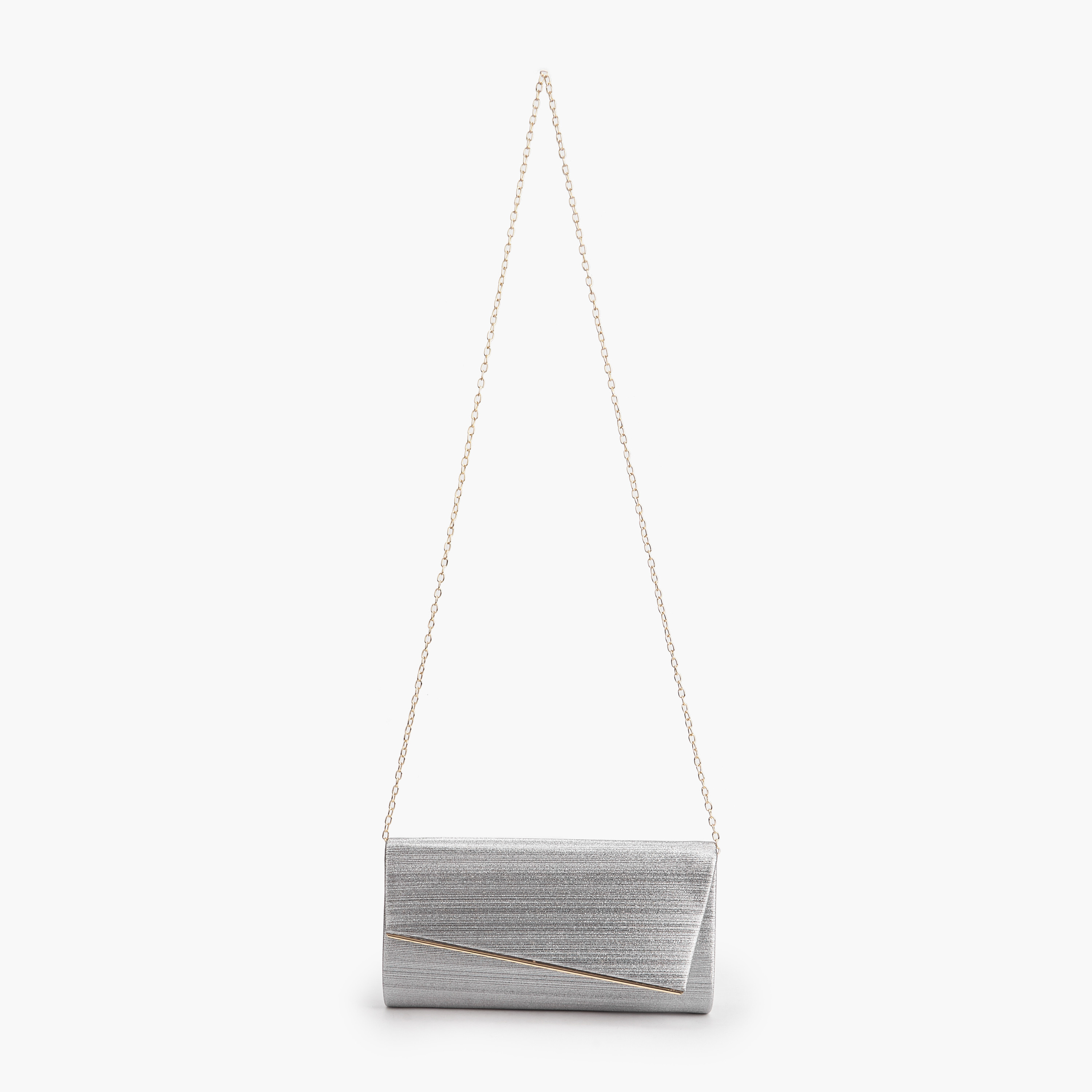 Paprika Textured Clutch with Detachable Chain Strap-women-bagsandwallets-handbags-image-2
