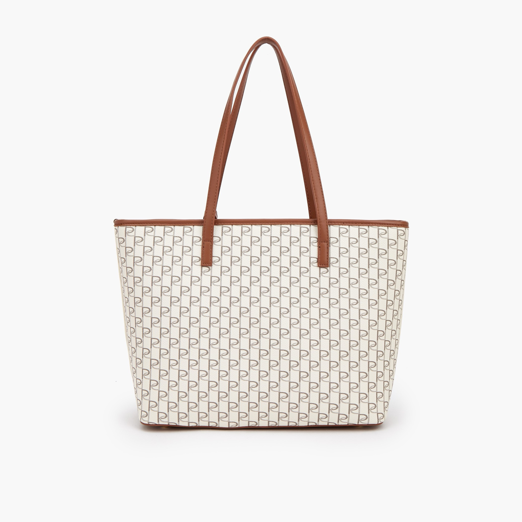 شنطة توت بطبعات مونوجرام ومقابض مزدوجة من بابريكا-women-bagsandwallets-handbags-image-4