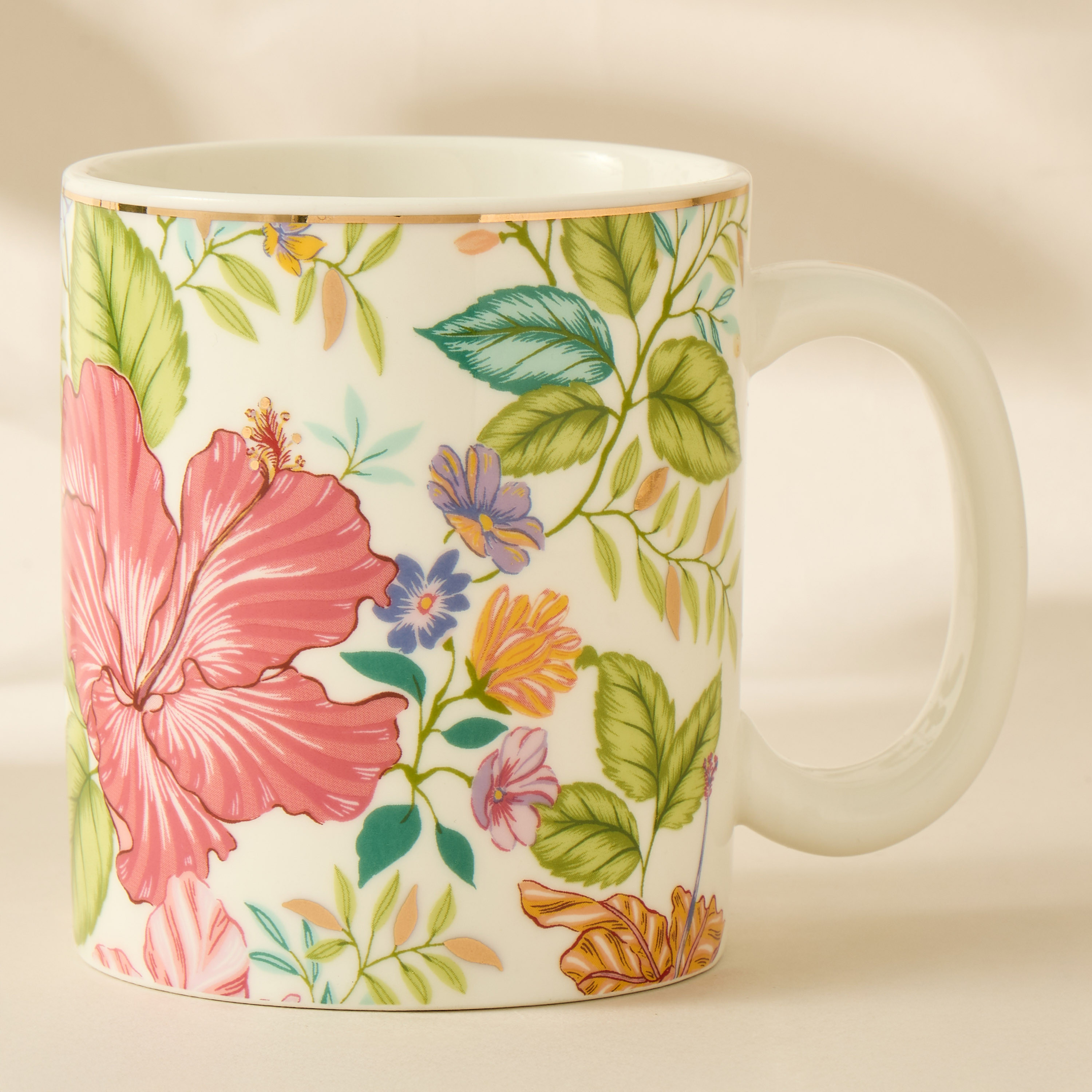 Summer Hot Flower Printed Ceramic Mug-household-dining-teaandcoffee-mugsandcups-image-2
