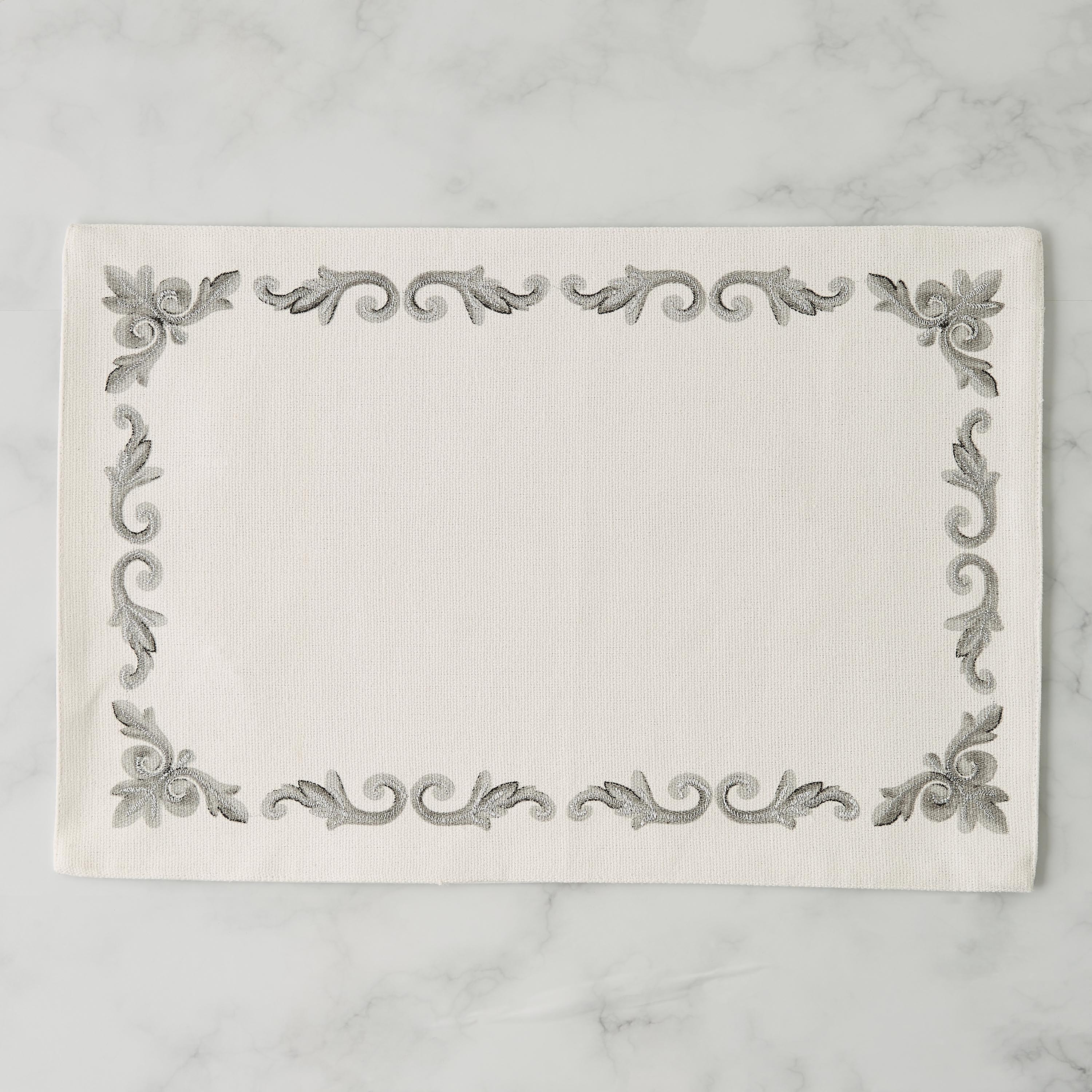 Gia Como 2-Piece Embroidered Placemat Set - 30x45 cms-household-dining-tablelinen-placemats-image-3