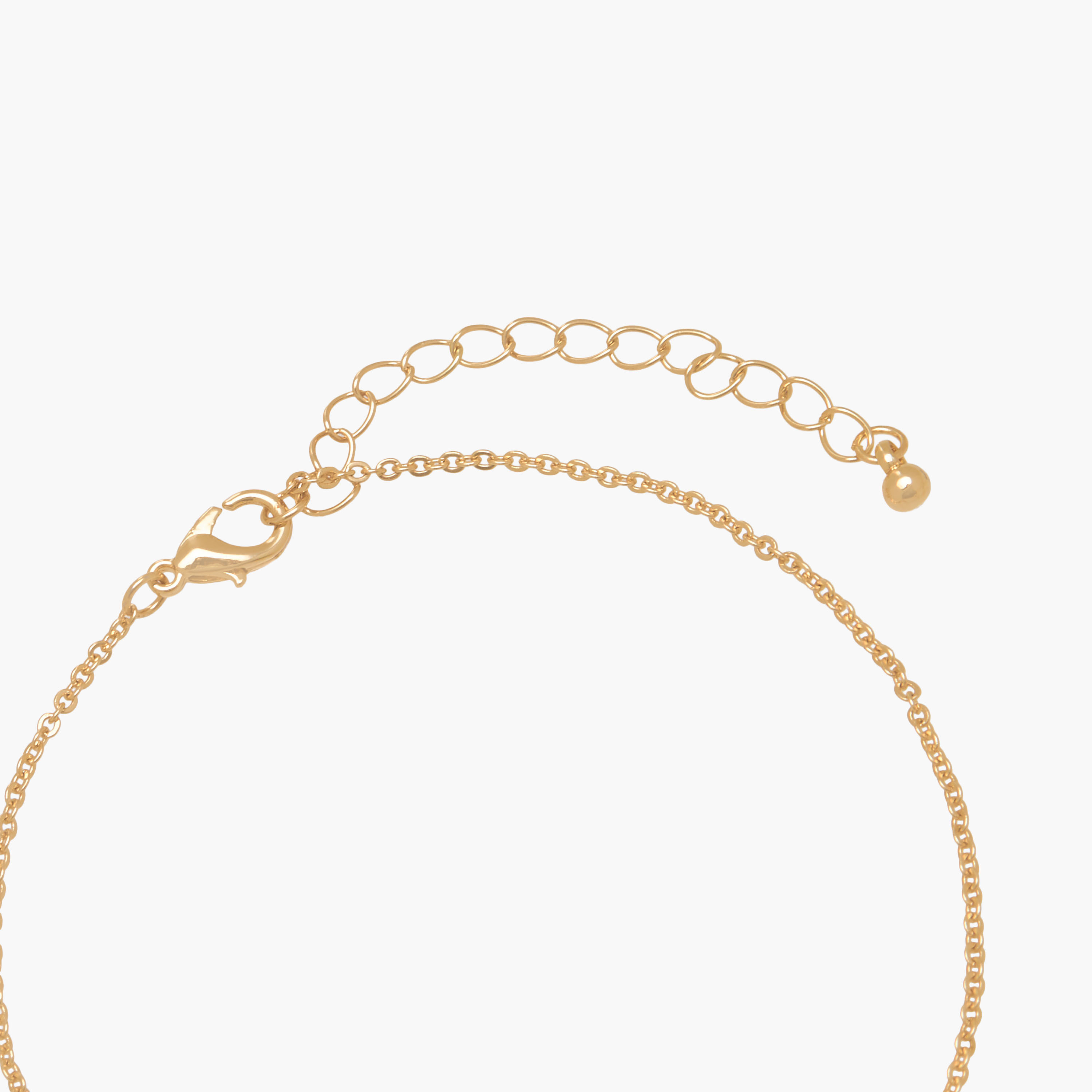 Metallic Clover Charm Bracelet-women-watchesandjewellery-jewellery-banglesandbracelets-image-5