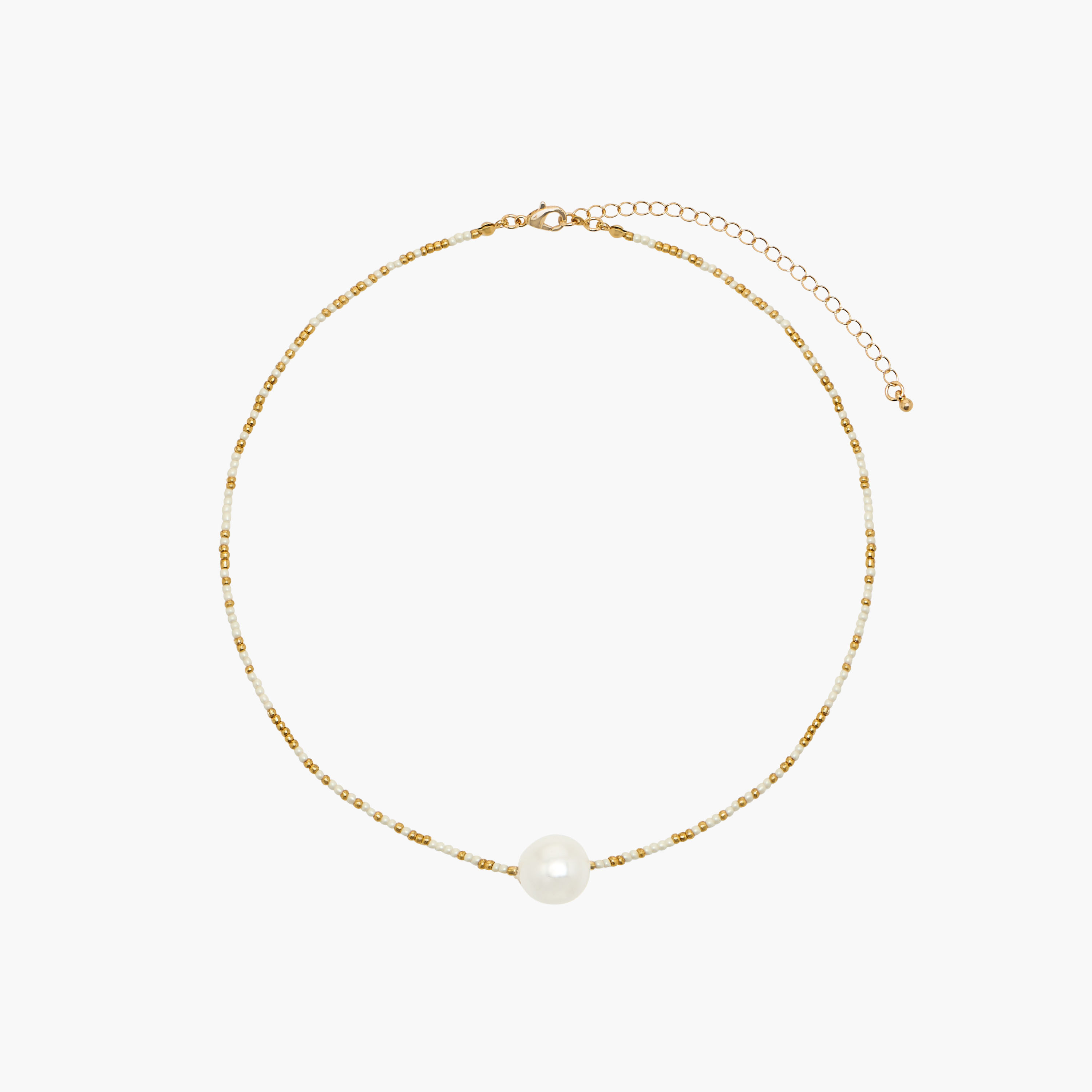 Beaded Pearl Necklace-women-watchesandjewellery-jewellery-necklacesandpendants-image-1