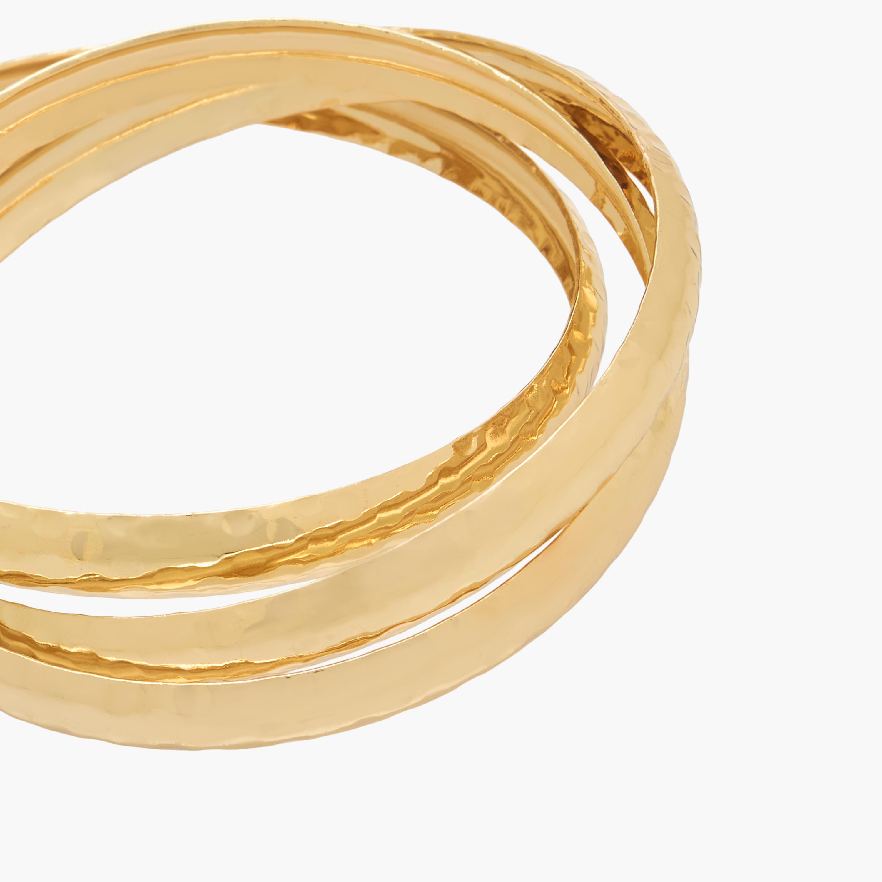 Metallic Hammered Texture Bangle-women-watchesandjewellery-jewellery-banglesandbracelets-image-4