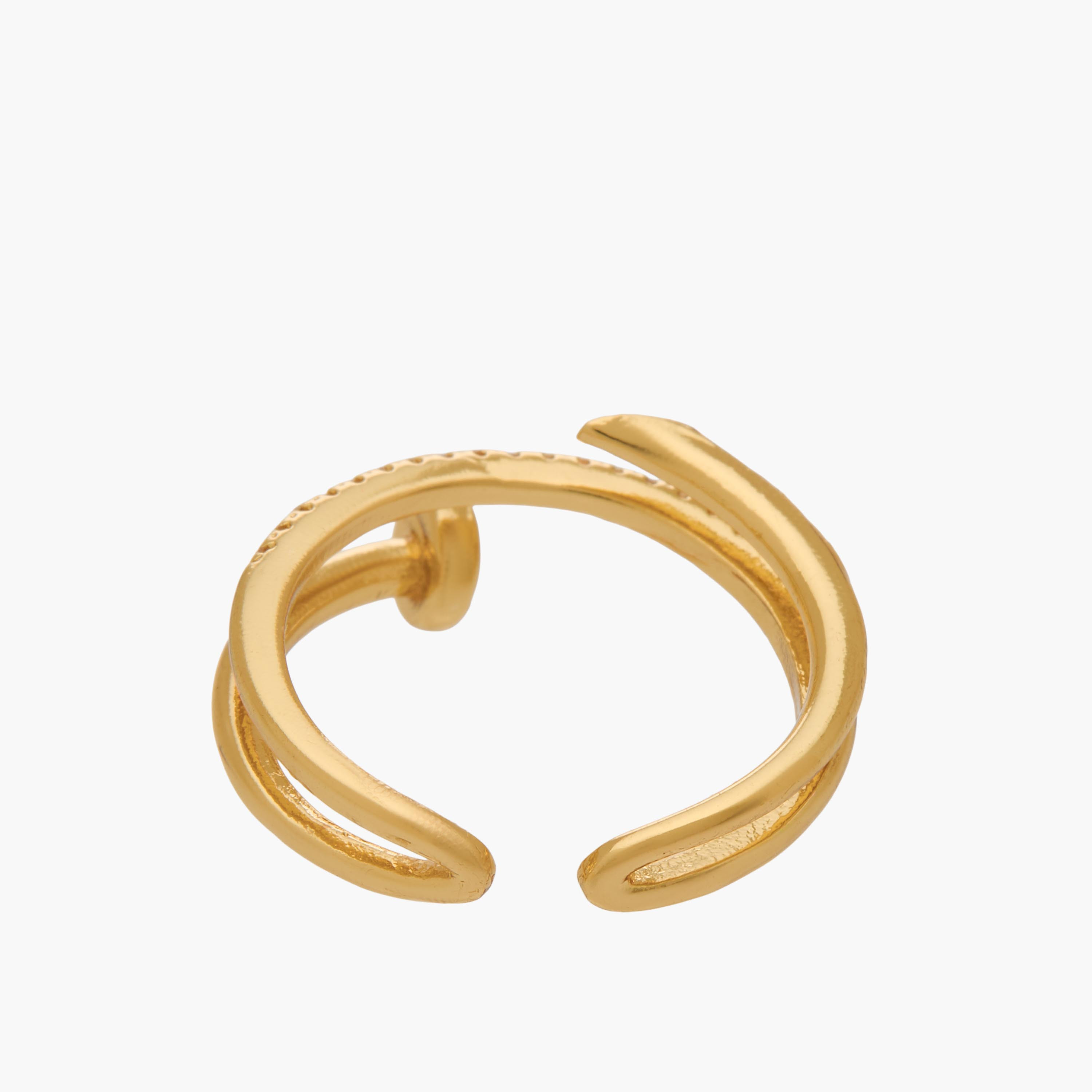 Cubic Zirconia Embellished Metal Ring-women-watchesandjewellery-jewellery-rings-image-3