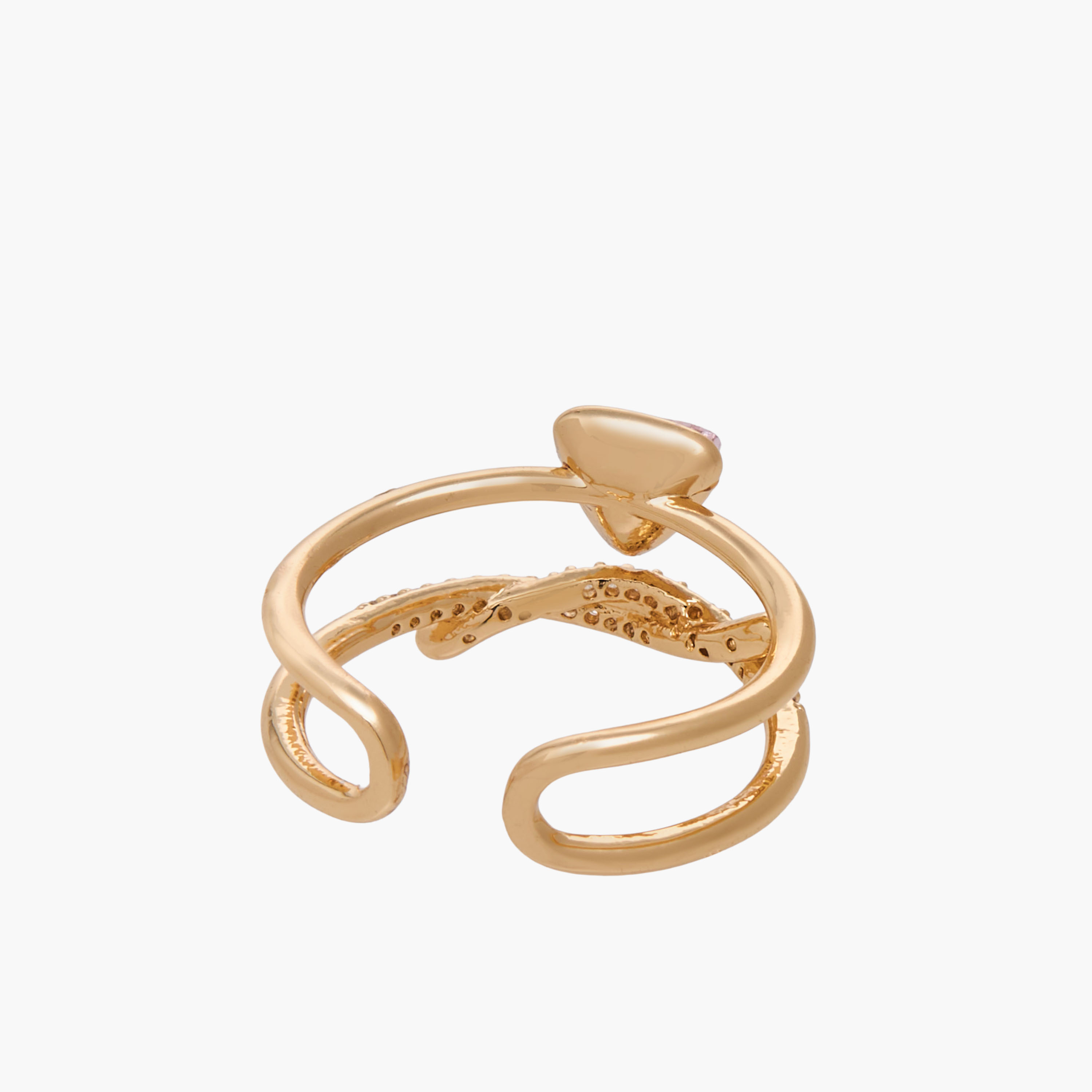 خاتم معدن مزين بفصوص زيركون-women-watchesandjewellery-jewellery-rings-image-3