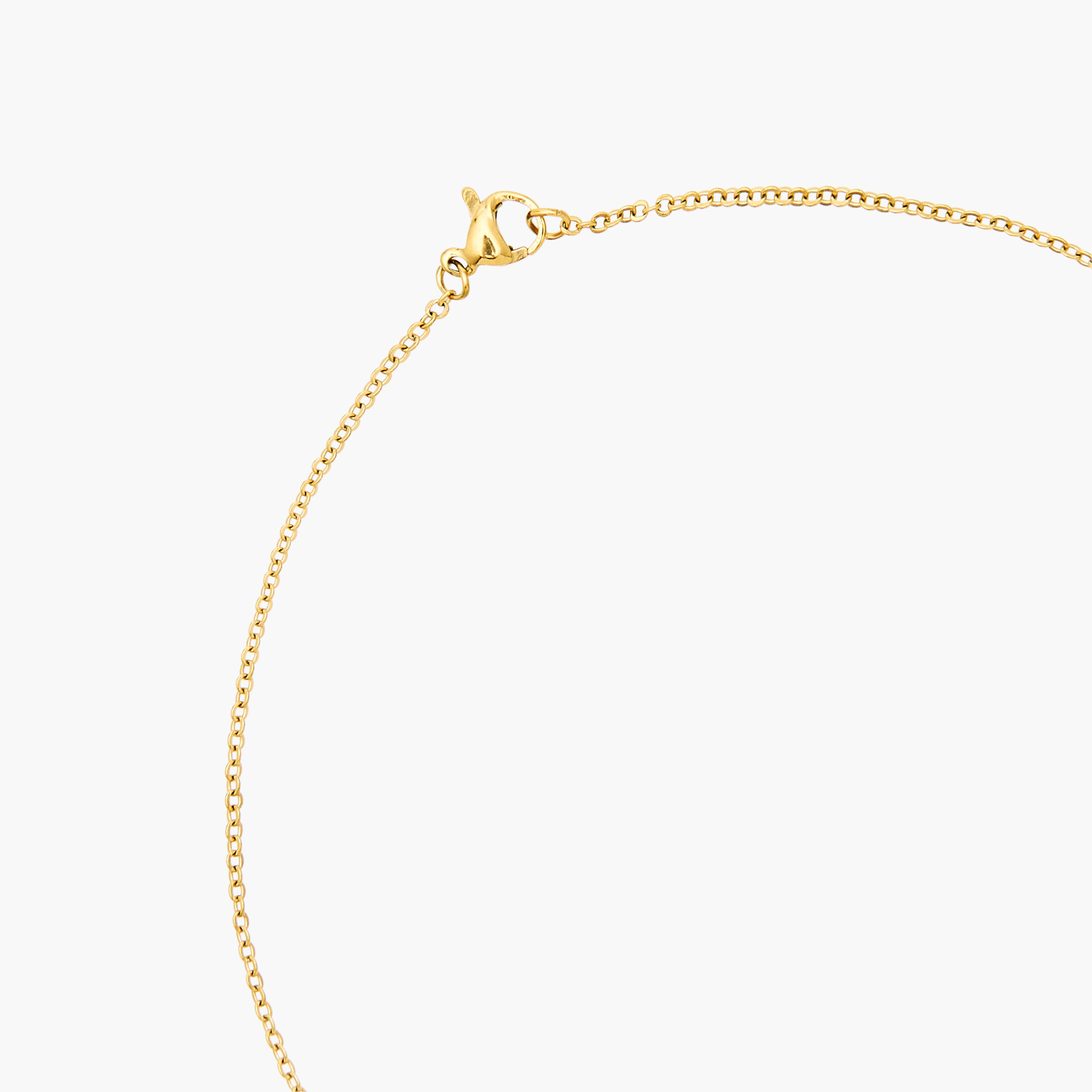 Gold Tone Initial A Pendant Necklace-women-watchesandjewellery-jewellery-necklacesandpendants-image-4