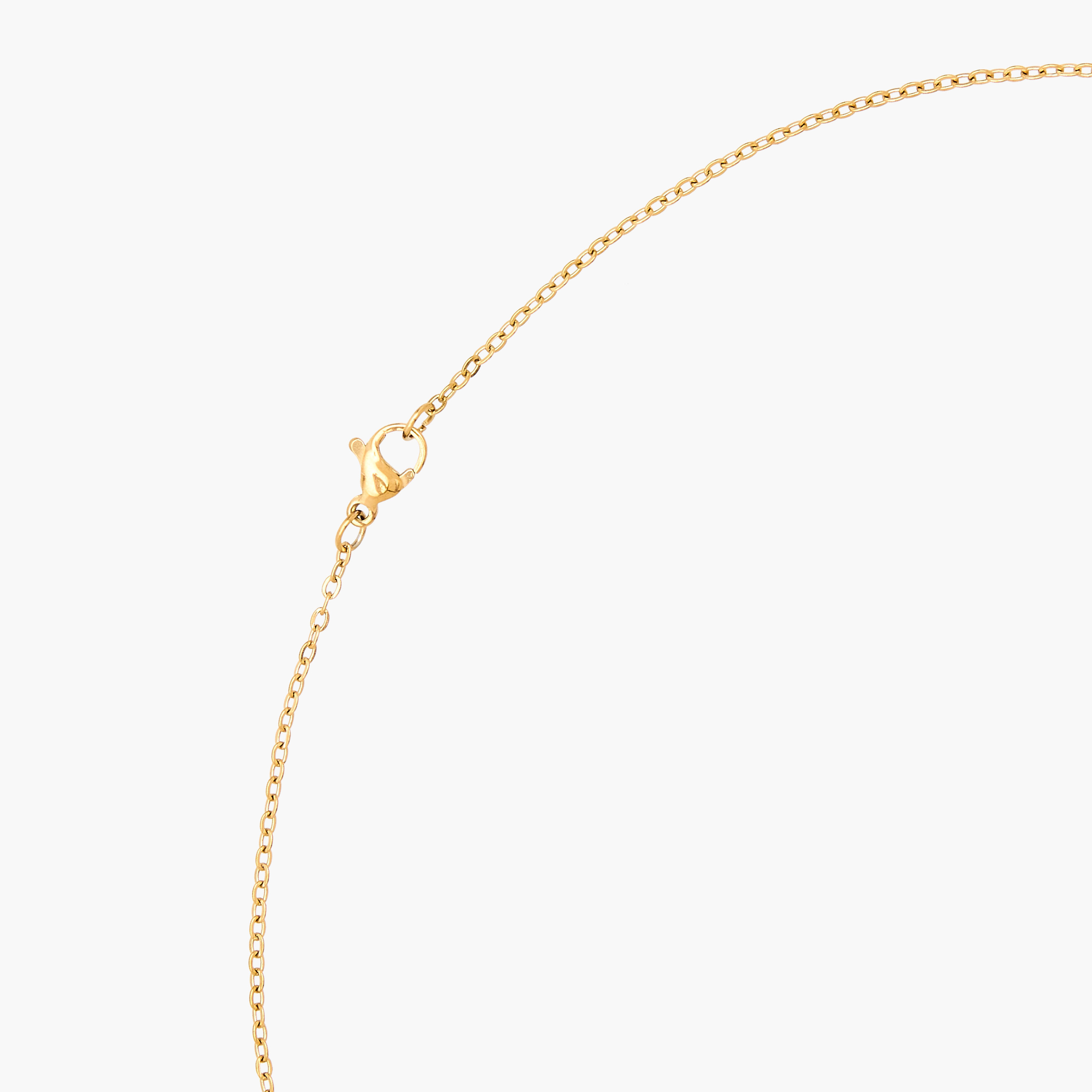 عقد بلون ذهبي ودلايّة حرف R-women-watchesandjewellery-jewellery-necklacesandpendants-image-3