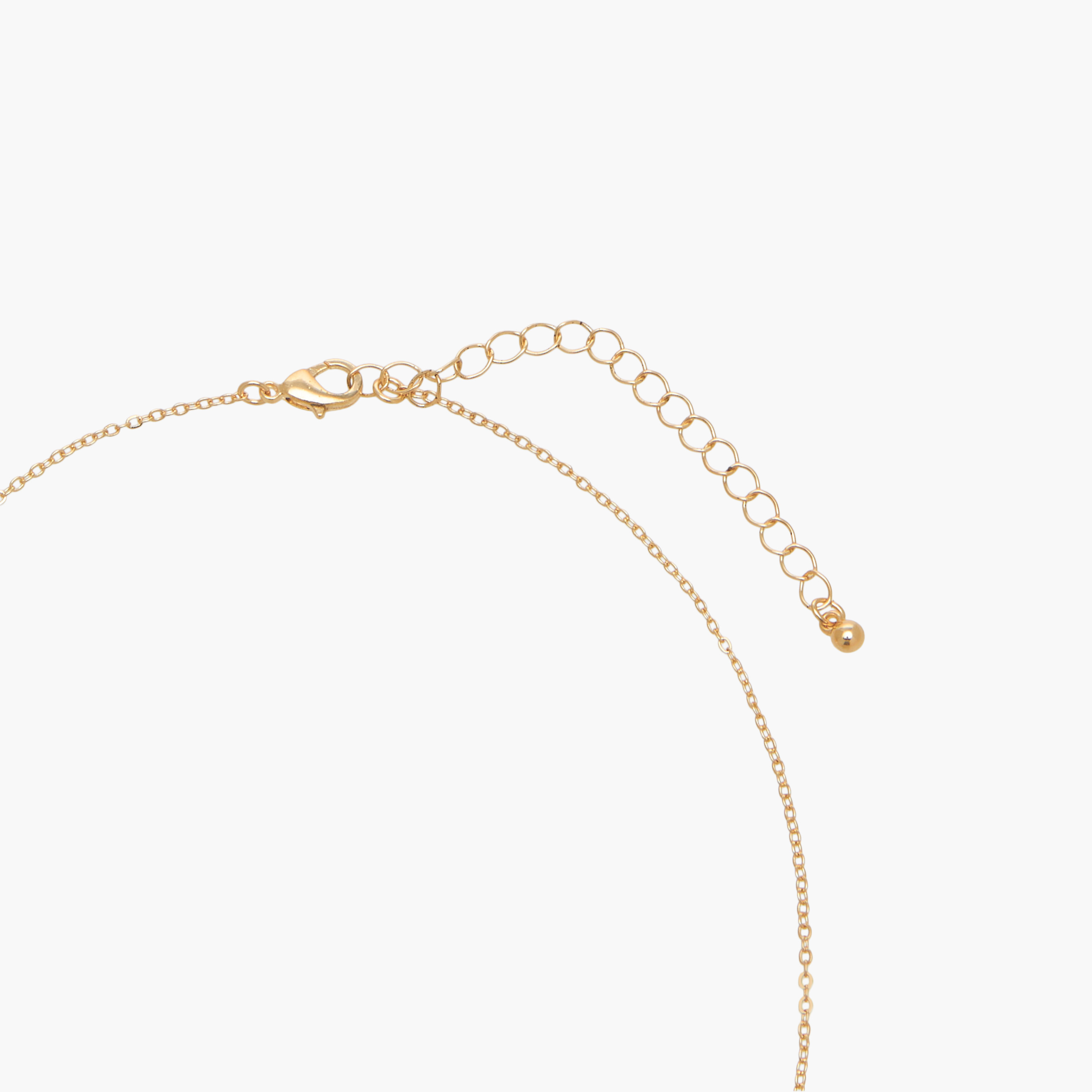 عقد بلون ذهبي بدلاية مفتاح مزينة بزركون مكعب-women-watchesandjewellery-jewellery-necklacesandpendants-image-4