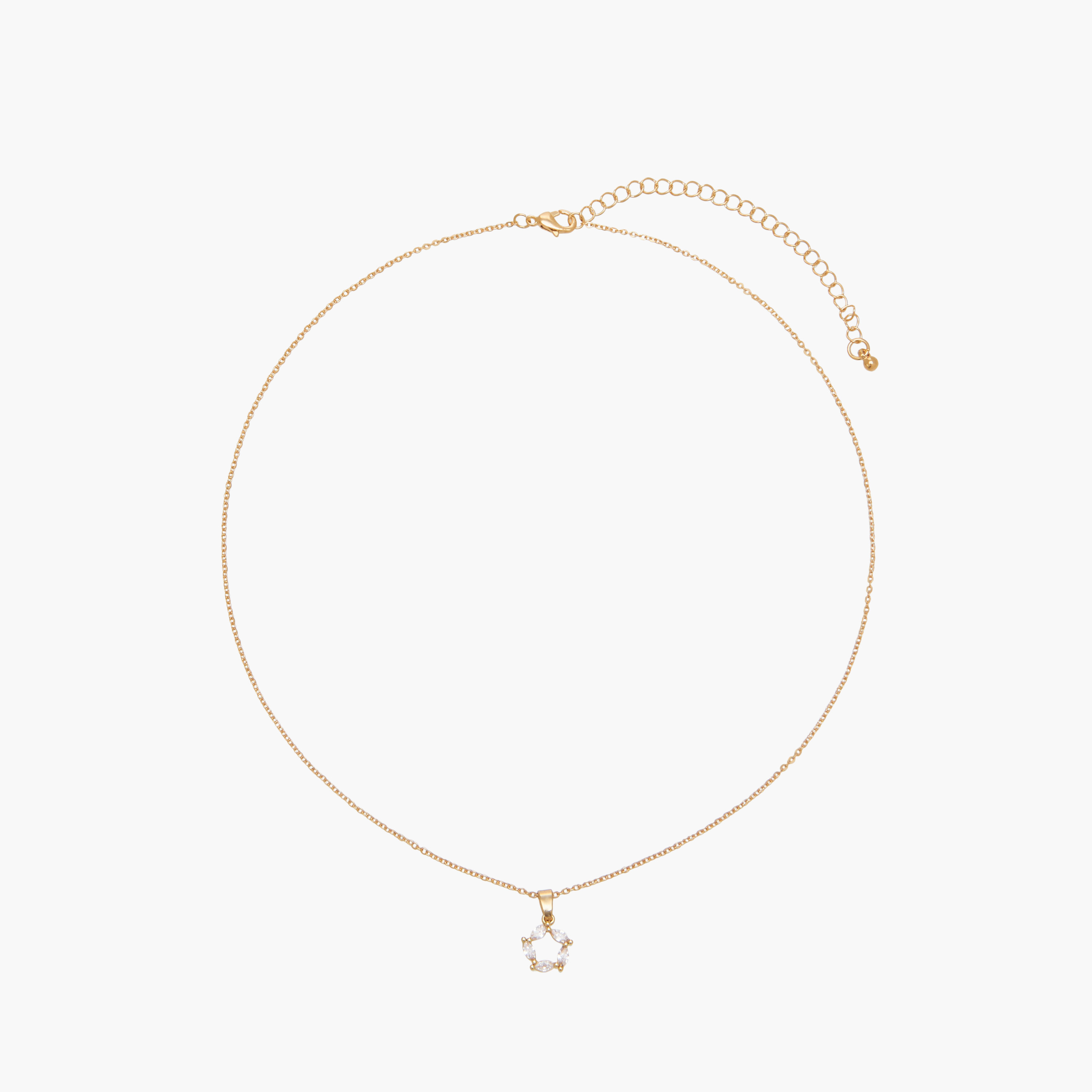 Set of 2 - Cubic Zirconia Embellished Pendant Necklace and Earrings-women-watchesandjewellery-jewellery-jewellerysets-image-2