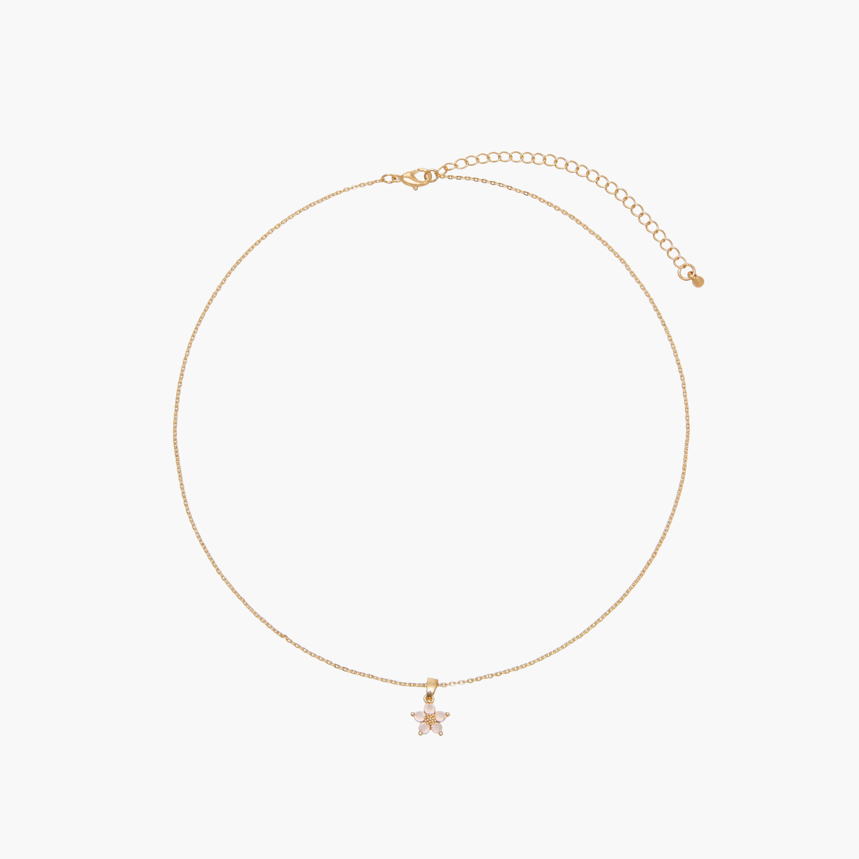طقم من 2 - قلادة بدلاية زهور وزينة مكعب زيركون وأقراط-women-watchesandjewellery-jewellery-jewellerysets-image-2