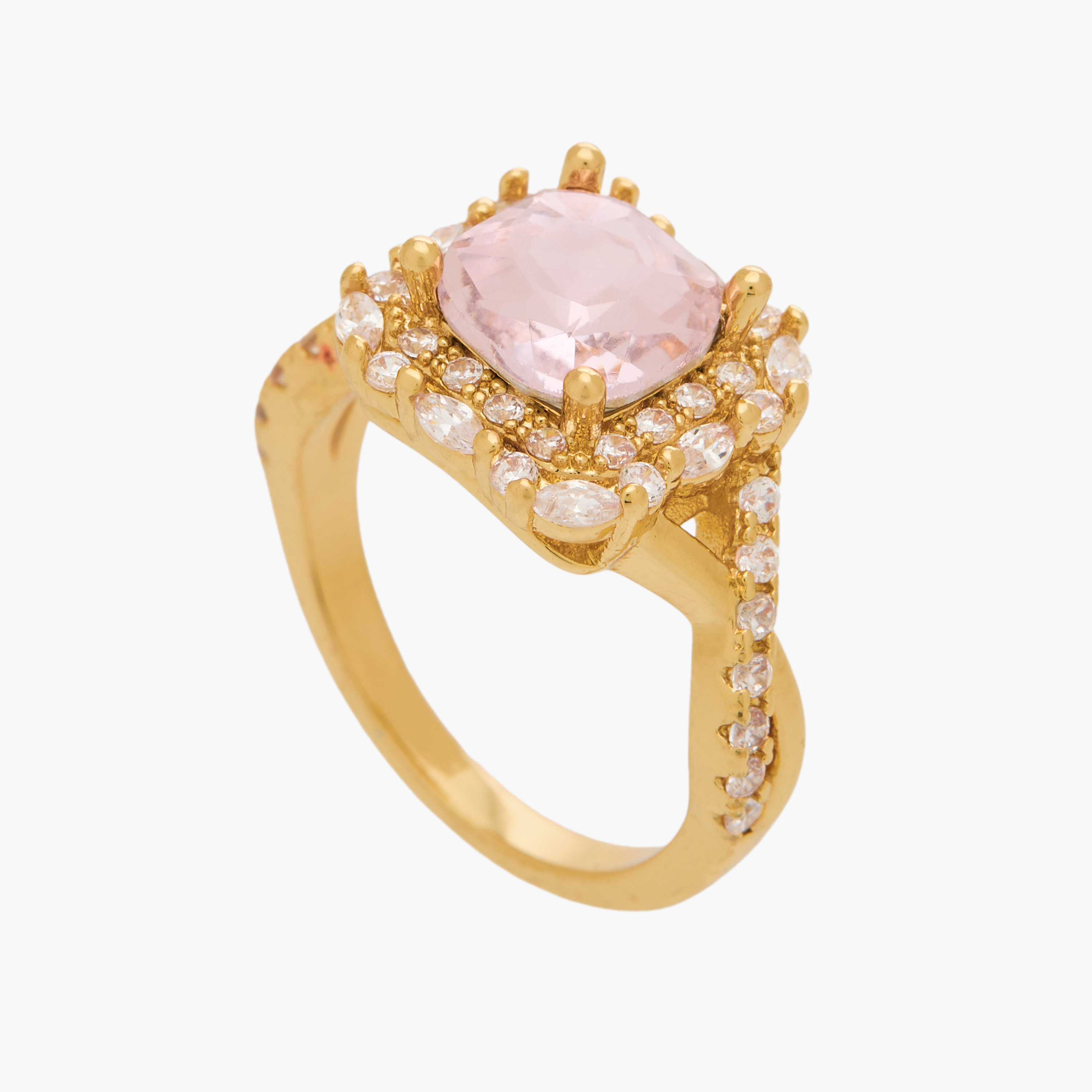 Cubic Zirconia Embellished Metal Ring-women-watchesandjewellery-jewellery-rings-image-1
