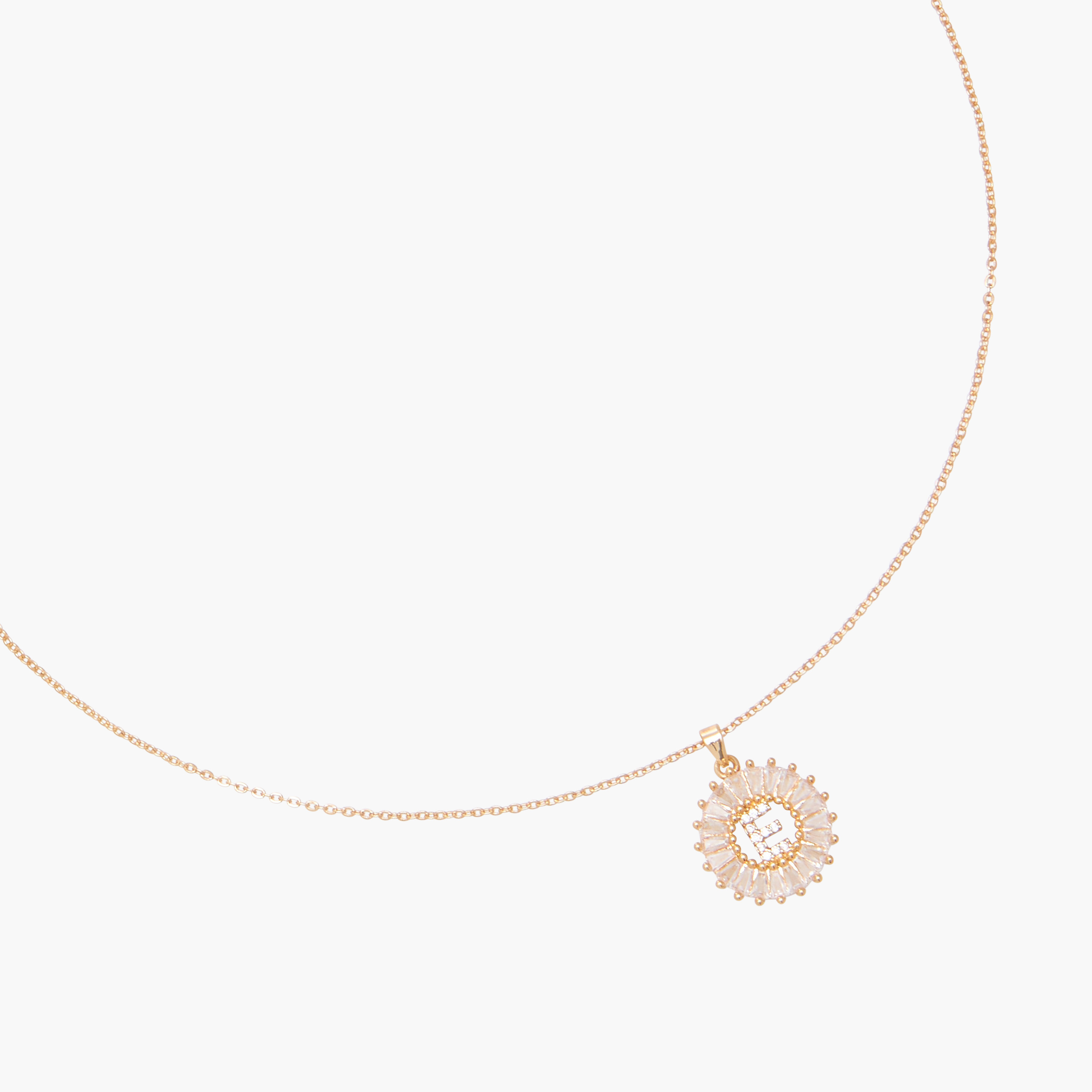 Cubic Zirconia Pendant Necklace-women-watchesandjewellery-jewellery-necklacesandpendants-image-2