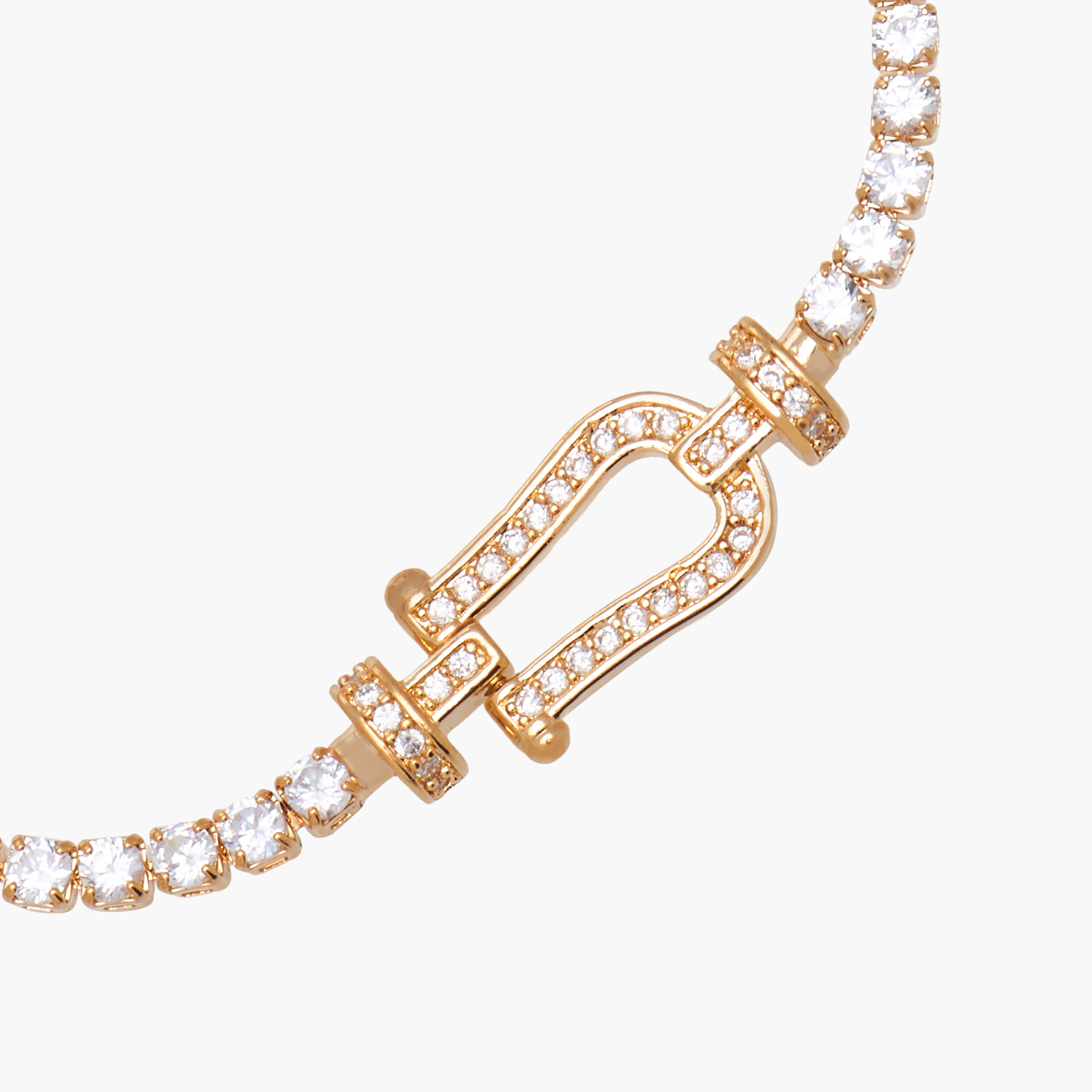 Metal Cubic Zirconia Embellished Bracelet-women-watchesandjewellery-jewellery-banglesandbracelets-image-3