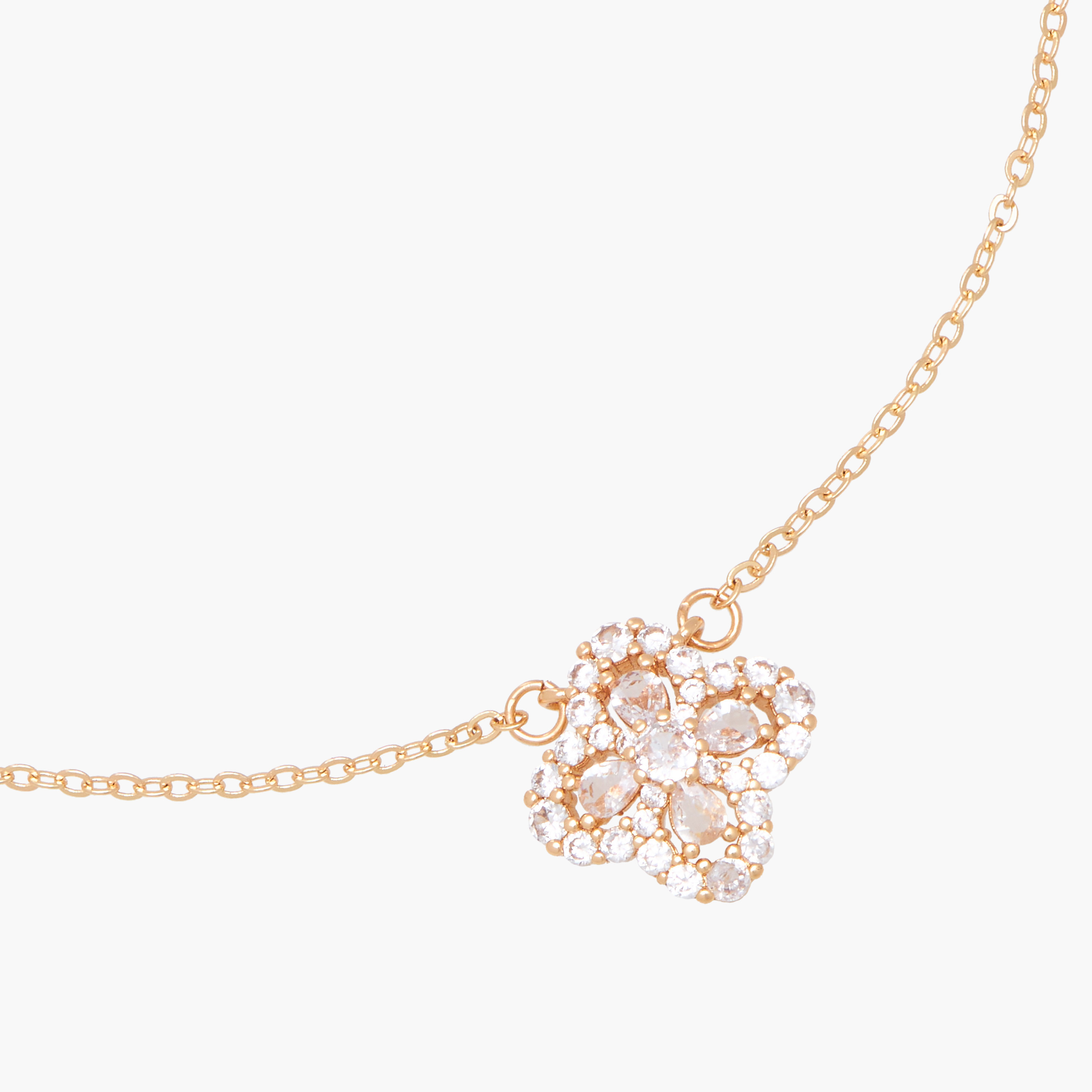 عقد ذهبي اللون بأحجار زيركون-women-watchesandjewellery-jewellery-necklacesandpendants-image-3