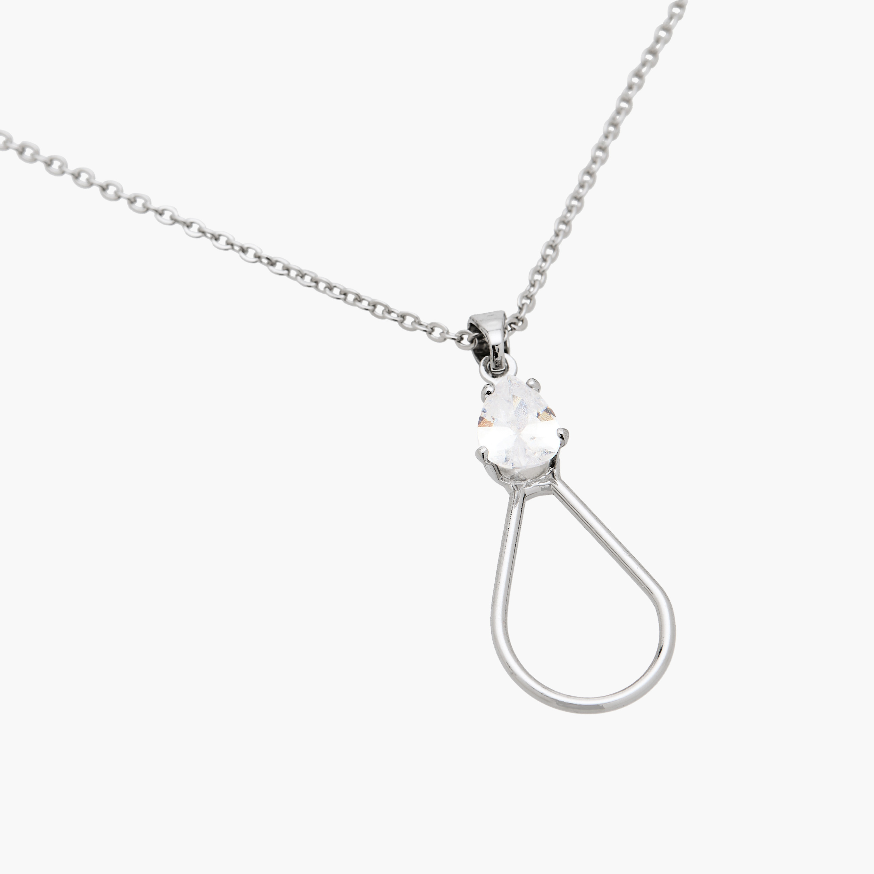 Set of 2 - Stone Embellished Pendant Necklace and Earrings-women-watchesandjewellery-jewellery-jewellerysets-image-7