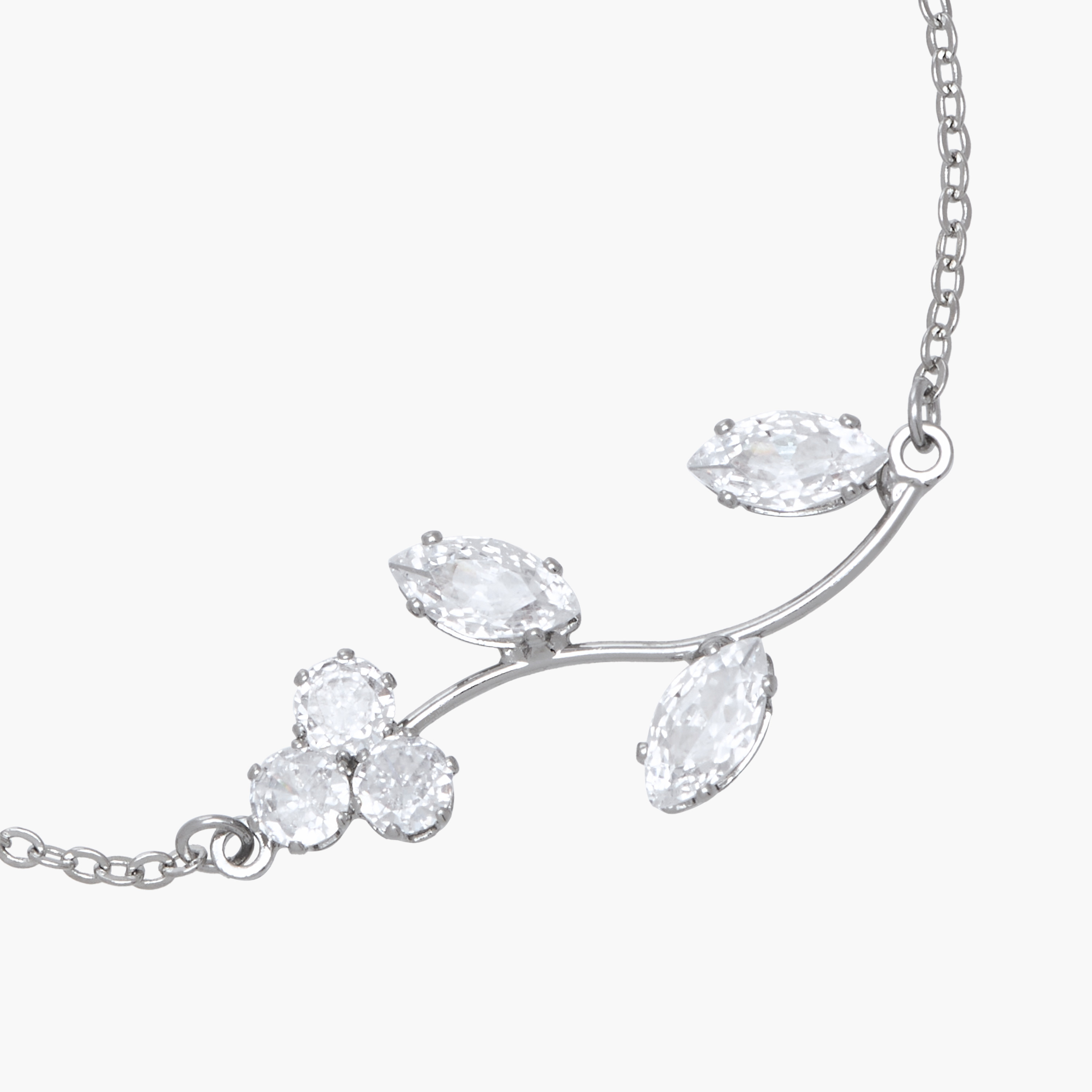 سوار ميتاليك بتزيينات فصوص زيركون-women-watchesandjewellery-jewellery-banglesandbracelets-image-3