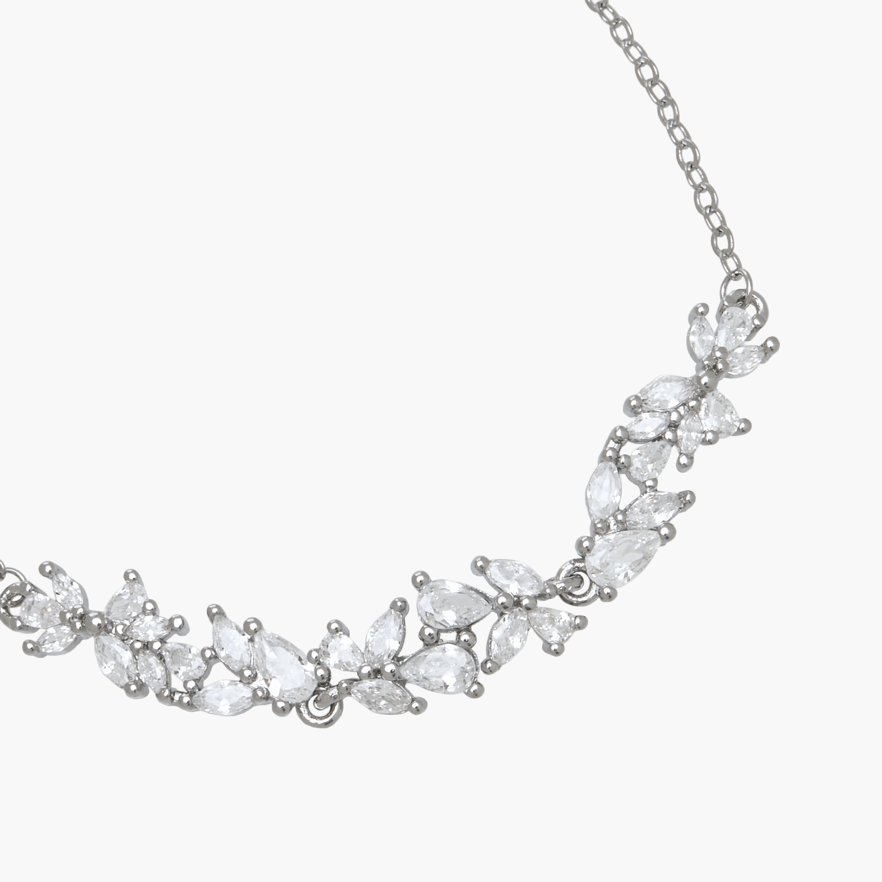 سوار ميتاليك بتزيينات فصوص زيركون-women-watchesandjewellery-jewellery-banglesandbracelets-image-4