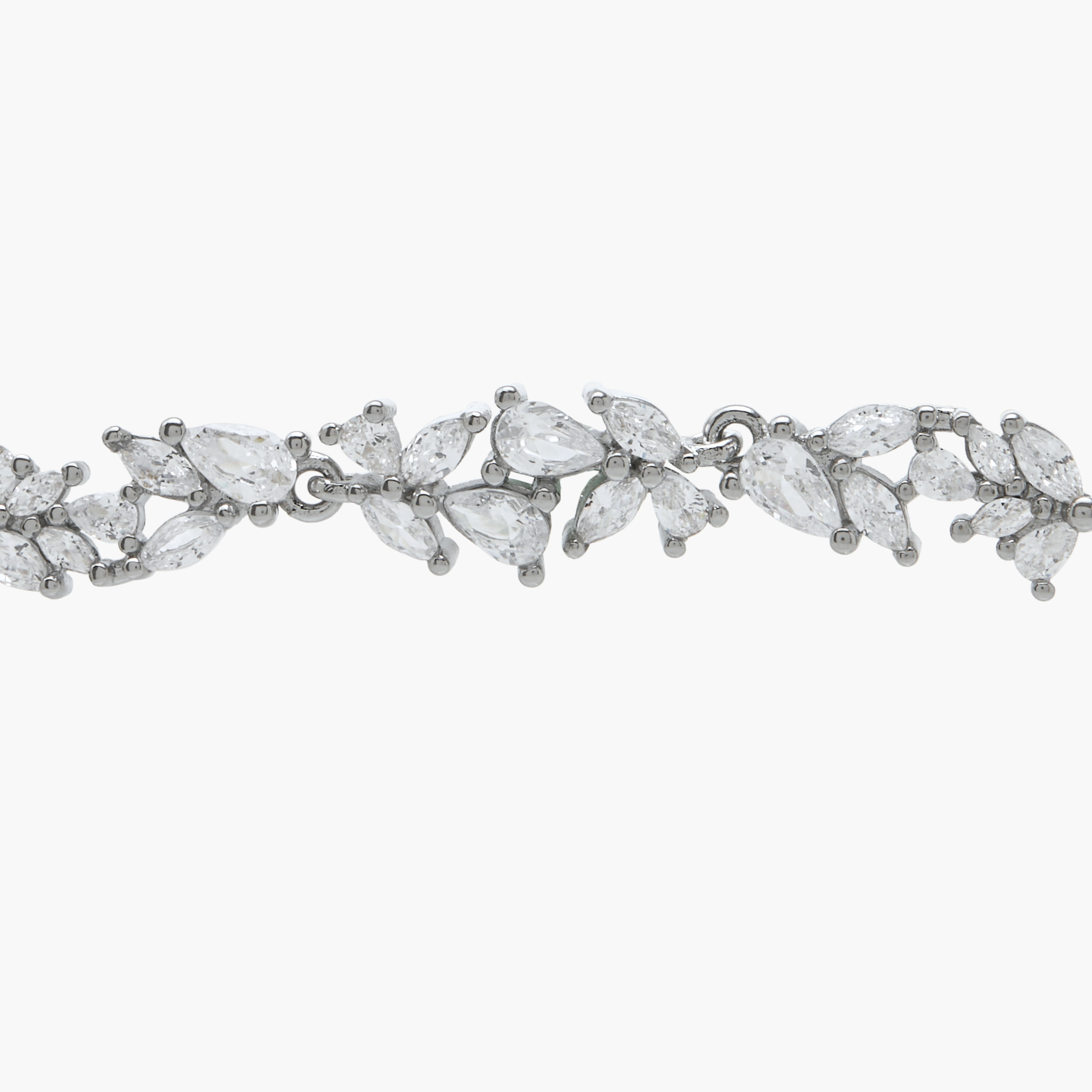 سوار ميتاليك بتزيينات فصوص زيركون-women-watchesandjewellery-jewellery-banglesandbracelets-image-7