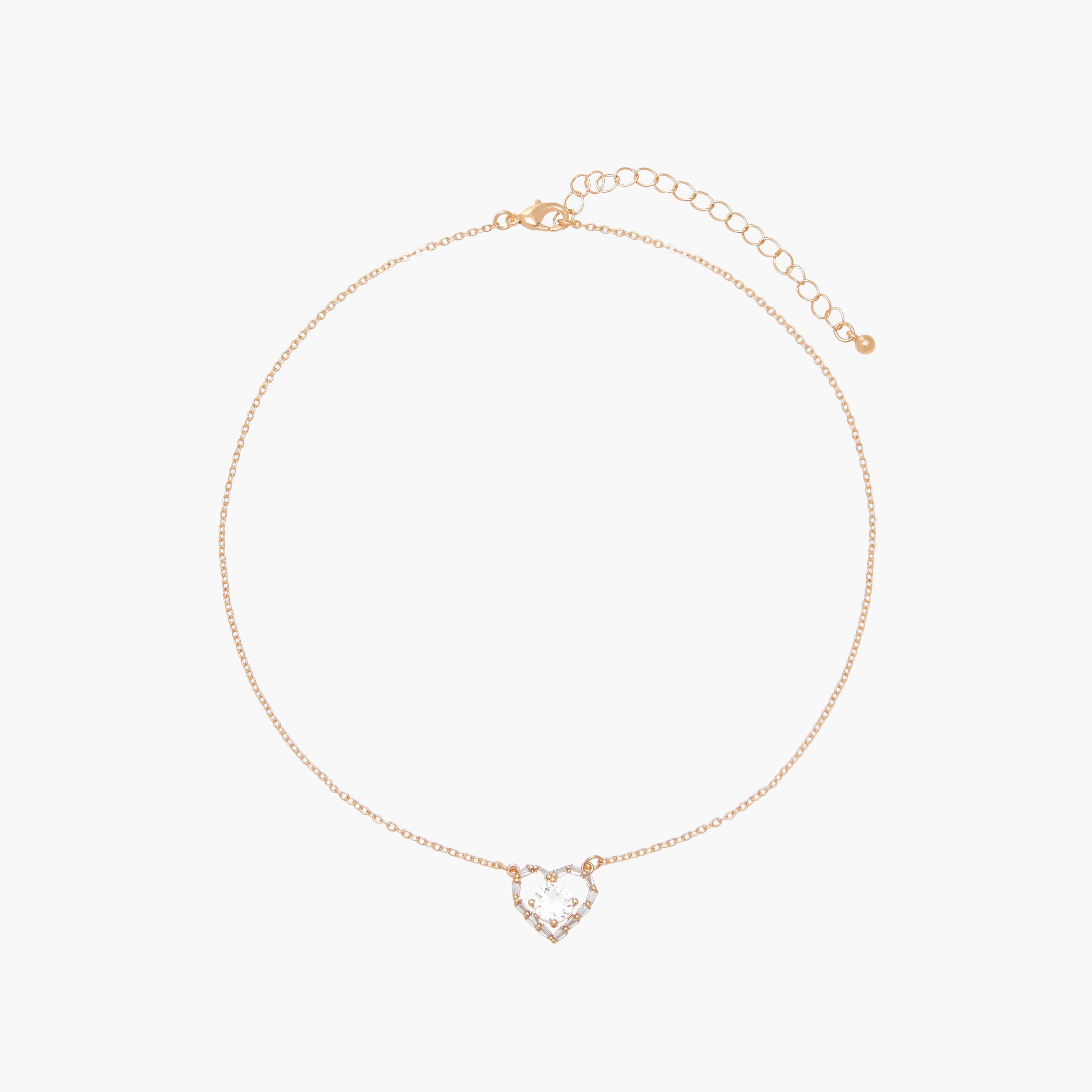 Cubic Zirconia Pendant Necklace-women-watchesandjewellery-jewellery-necklacesandpendants-image-1