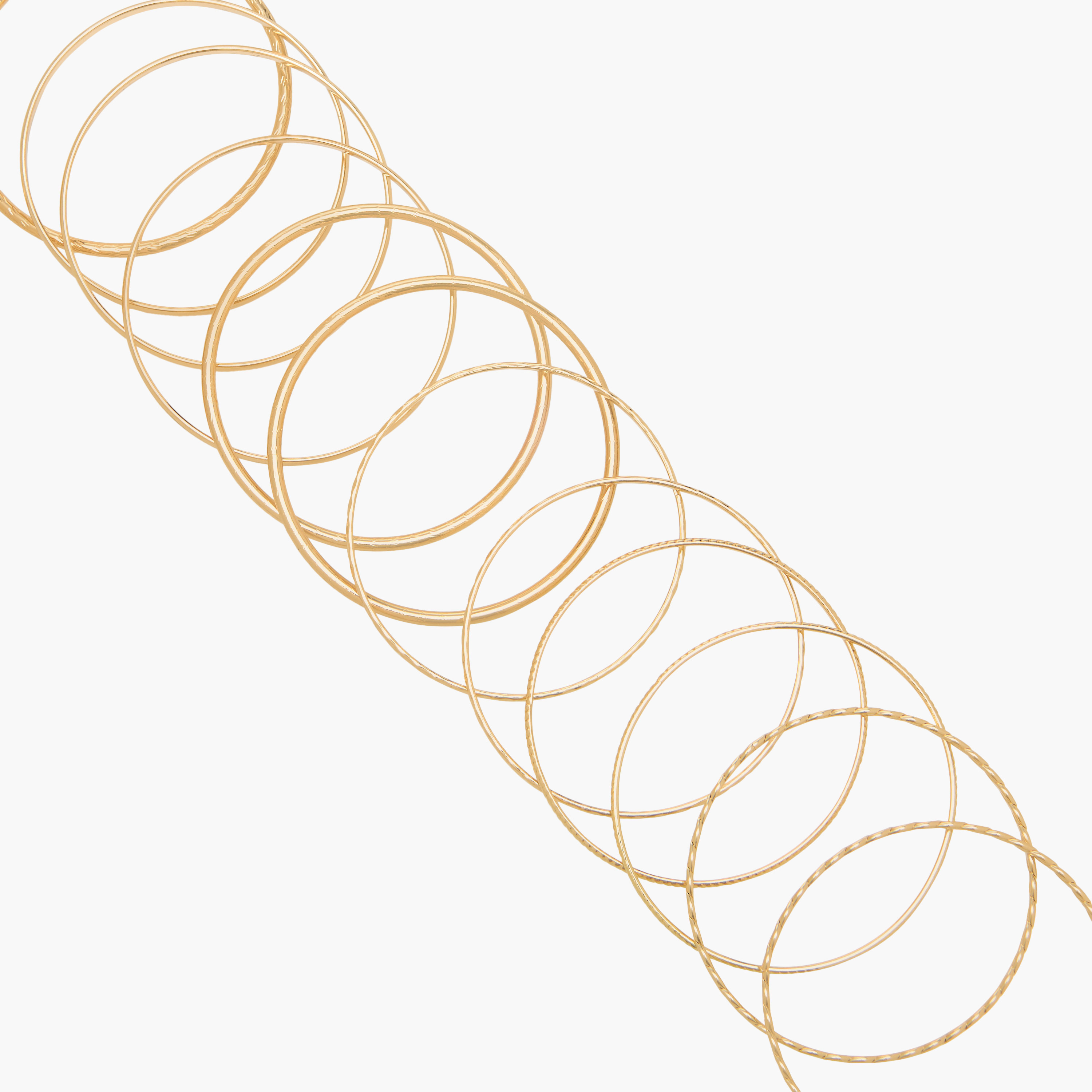 Pack of 12 Gold Tone Bangle-women-watchesandjewellery-jewellery-banglesandbracelets-image-14