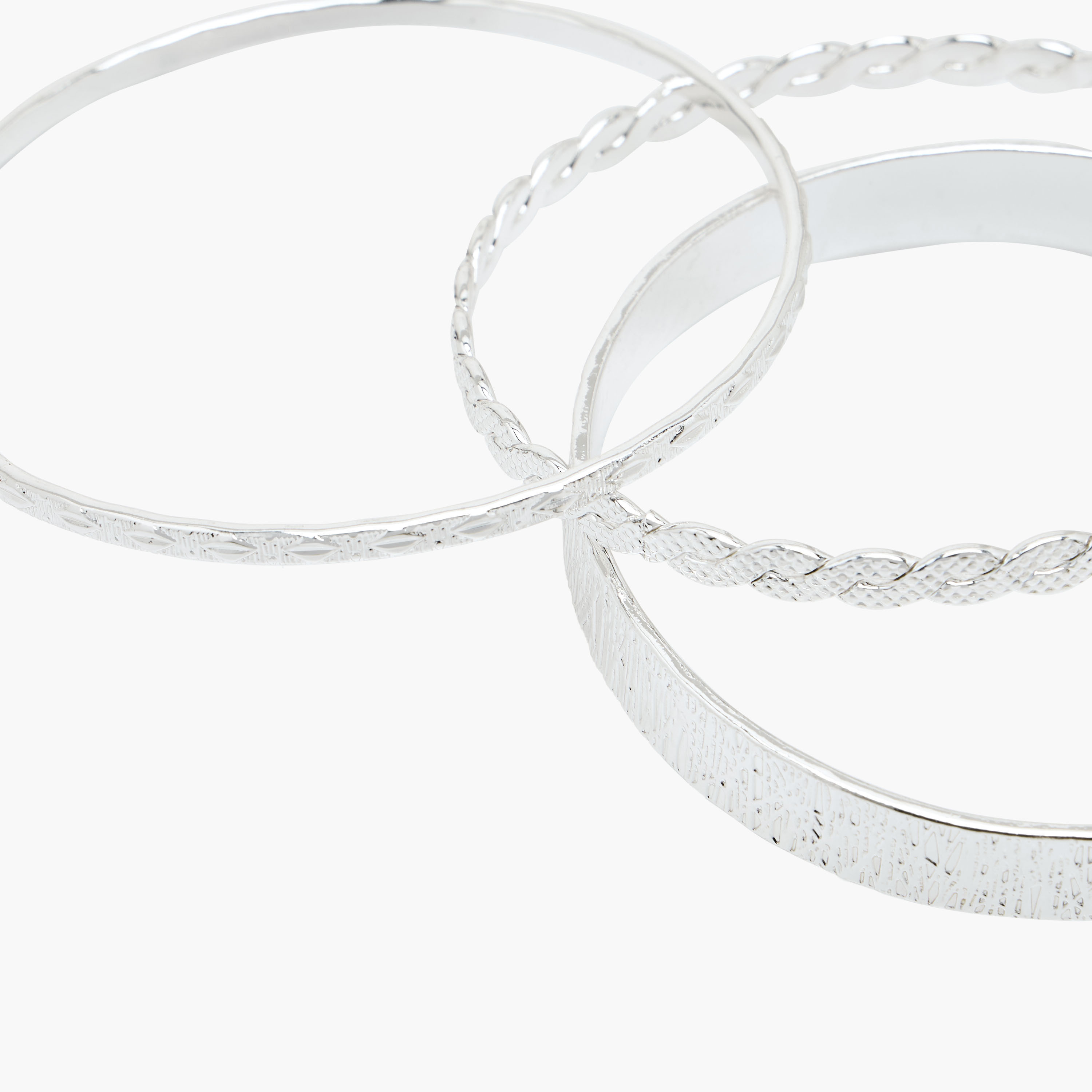 Pack of 10 Silver Tone Assorted Bangle-women-watchesandjewellery-jewellery-banglesandbracelets-image-13