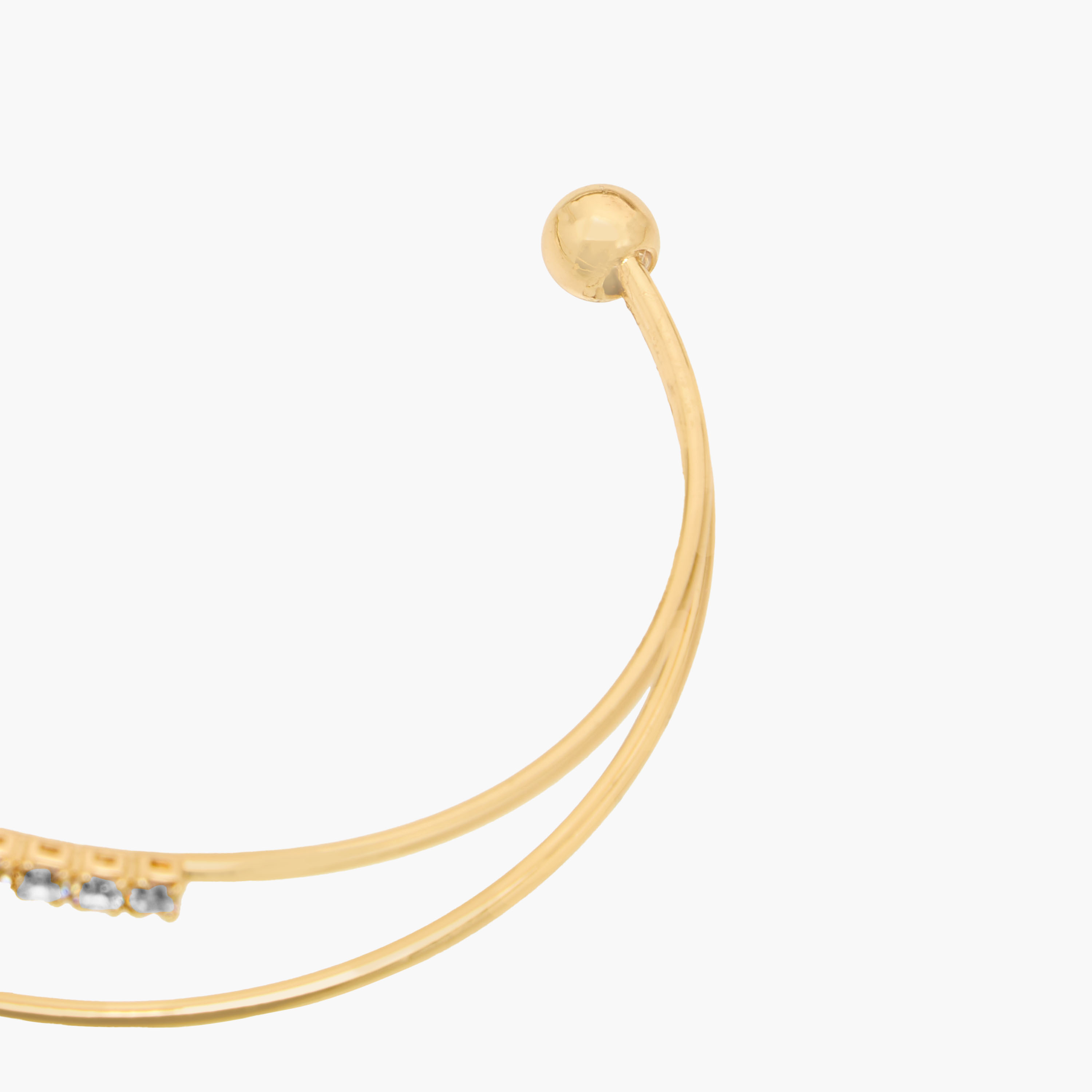 سوار ذهبي اللون بتزيينات زيركون-women-watchesandjewellery-jewellery-banglesandbracelets-image-5